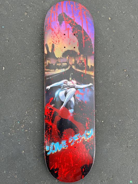 SIGNED tokyo ripper 8.5 X 32.25 CHAINSAW MASSACRE VERSION 1 OF 1