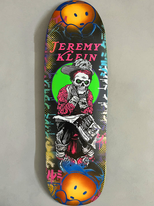 black eye kid skull 9.5 MIXED PROCESS MATTE BLACK SIGNED 1 of 1