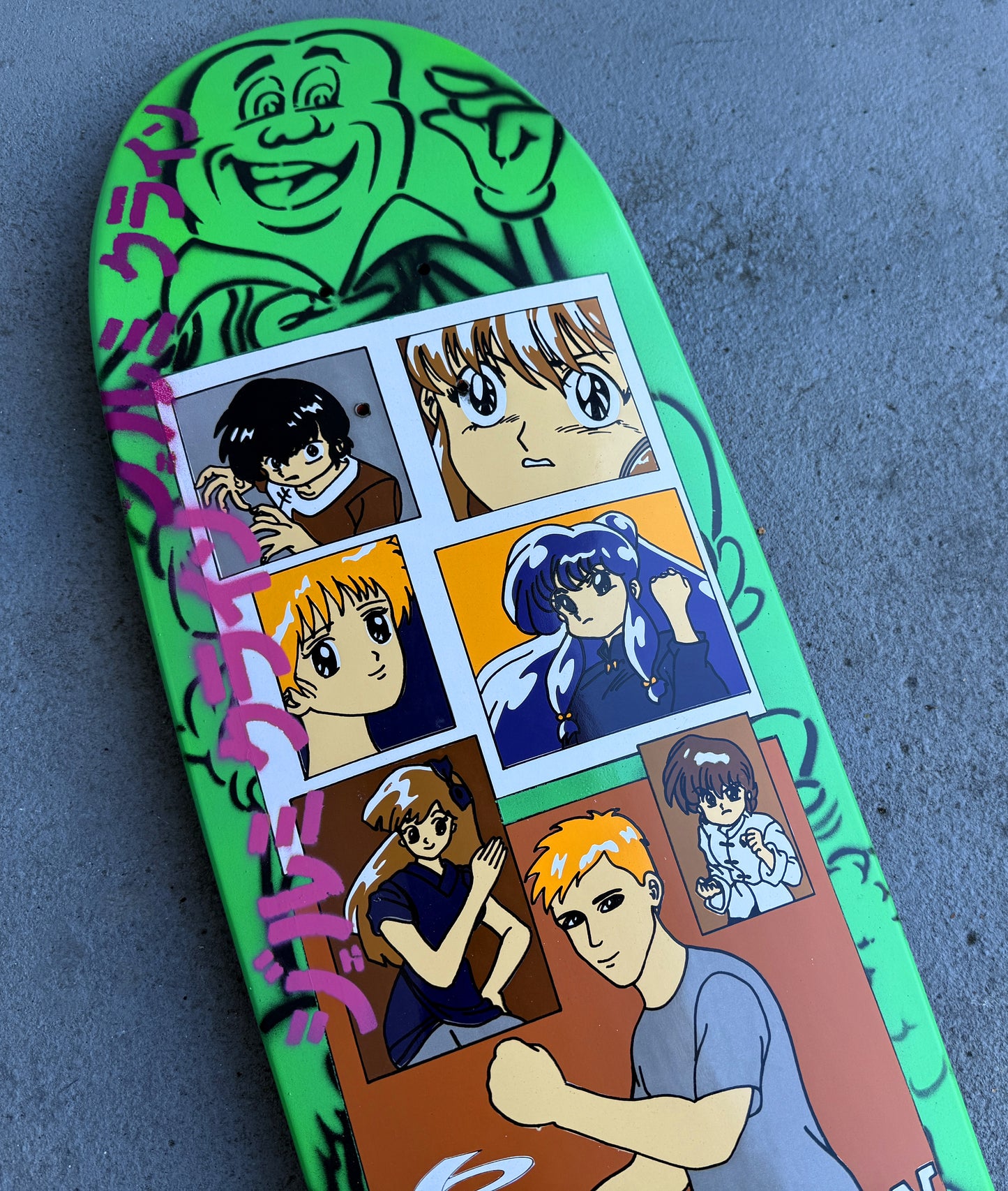 jeremy klein kung fu kids classic GREEN 9.5 X 31.75 HAND SCREENED 1 of 1 SIGNED AND NUMBERED