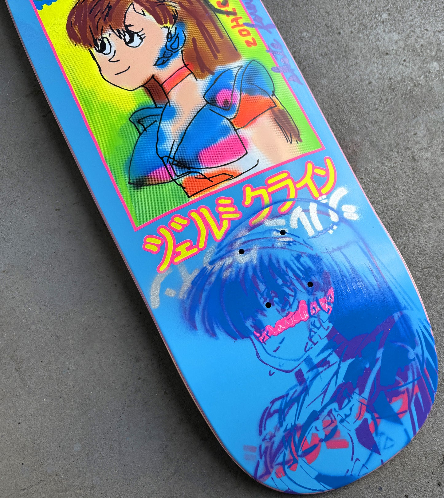 gonz dream girl BRIGHT BLUE 9.5 X 31.75 1 OF 1