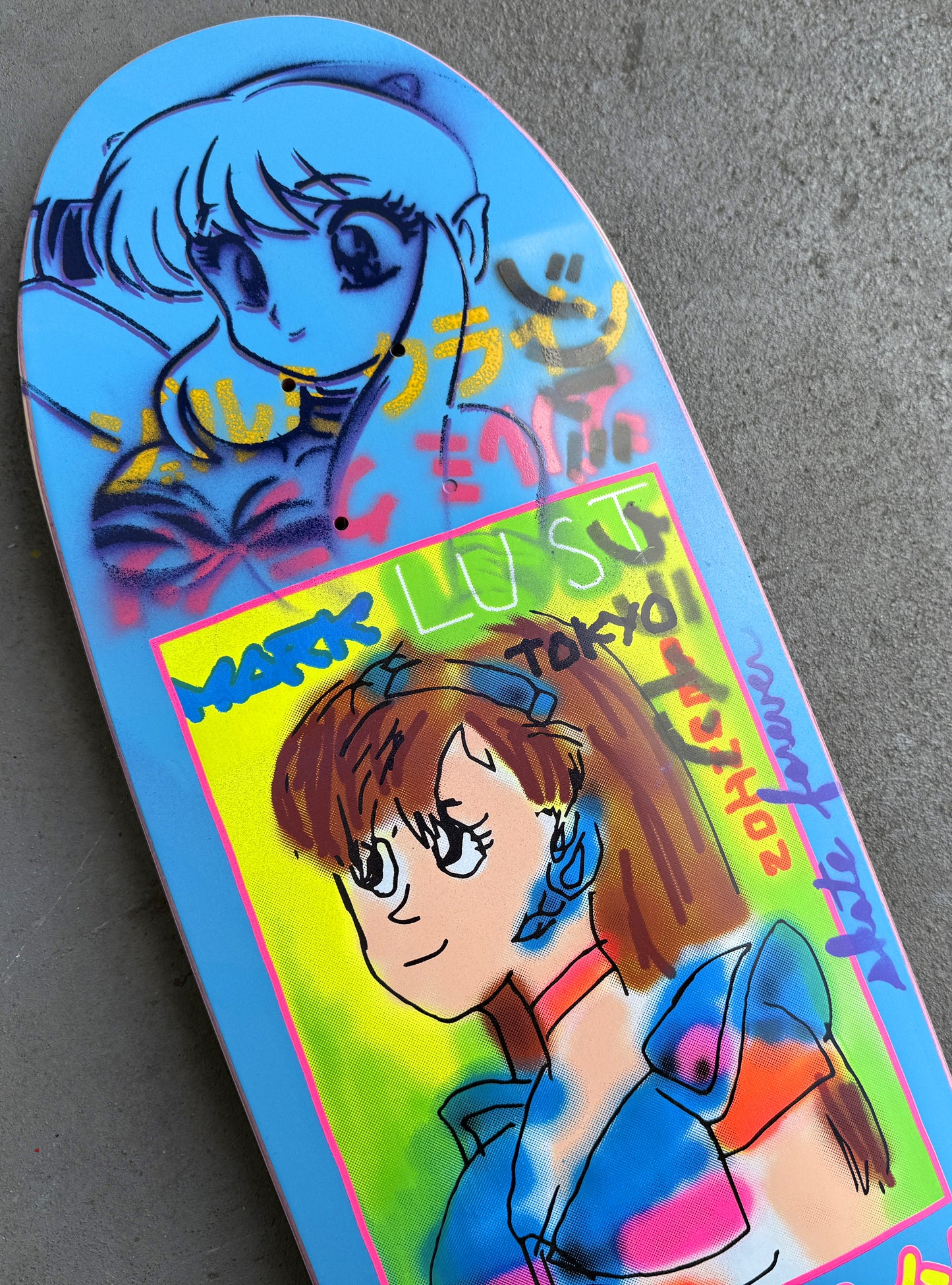 gonz dream girl BRIGHT BLUE 9.5 X 31.75 1 OF 1