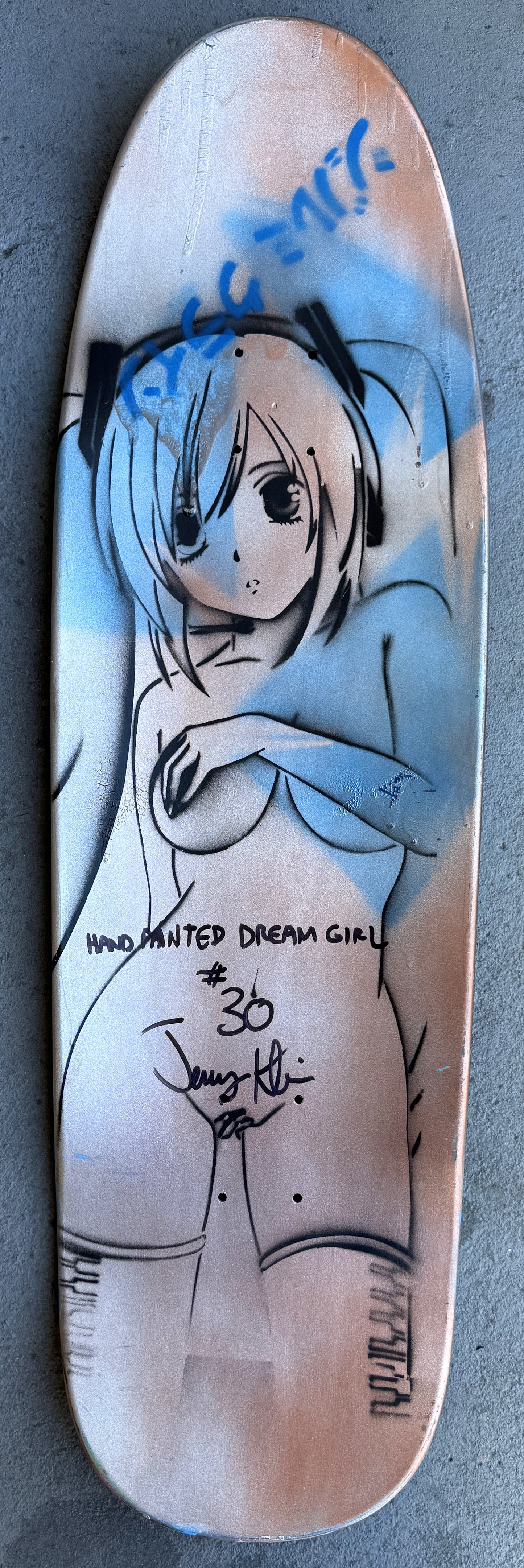 1 of 1 dream girl hand painted #30