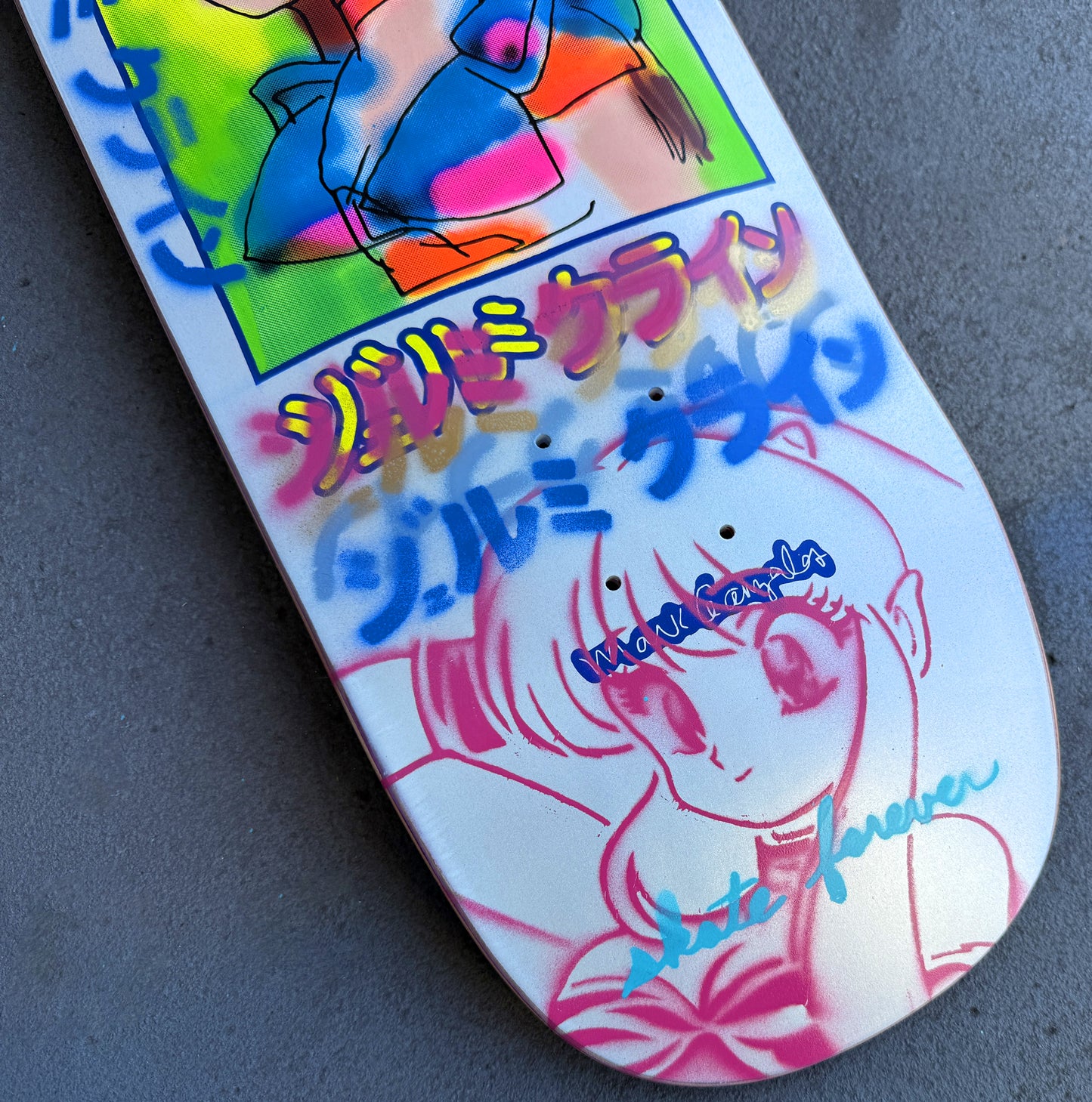 gonz dream girl PEARL WHITE/PINK 9.5 X 31.75 1 OF 1