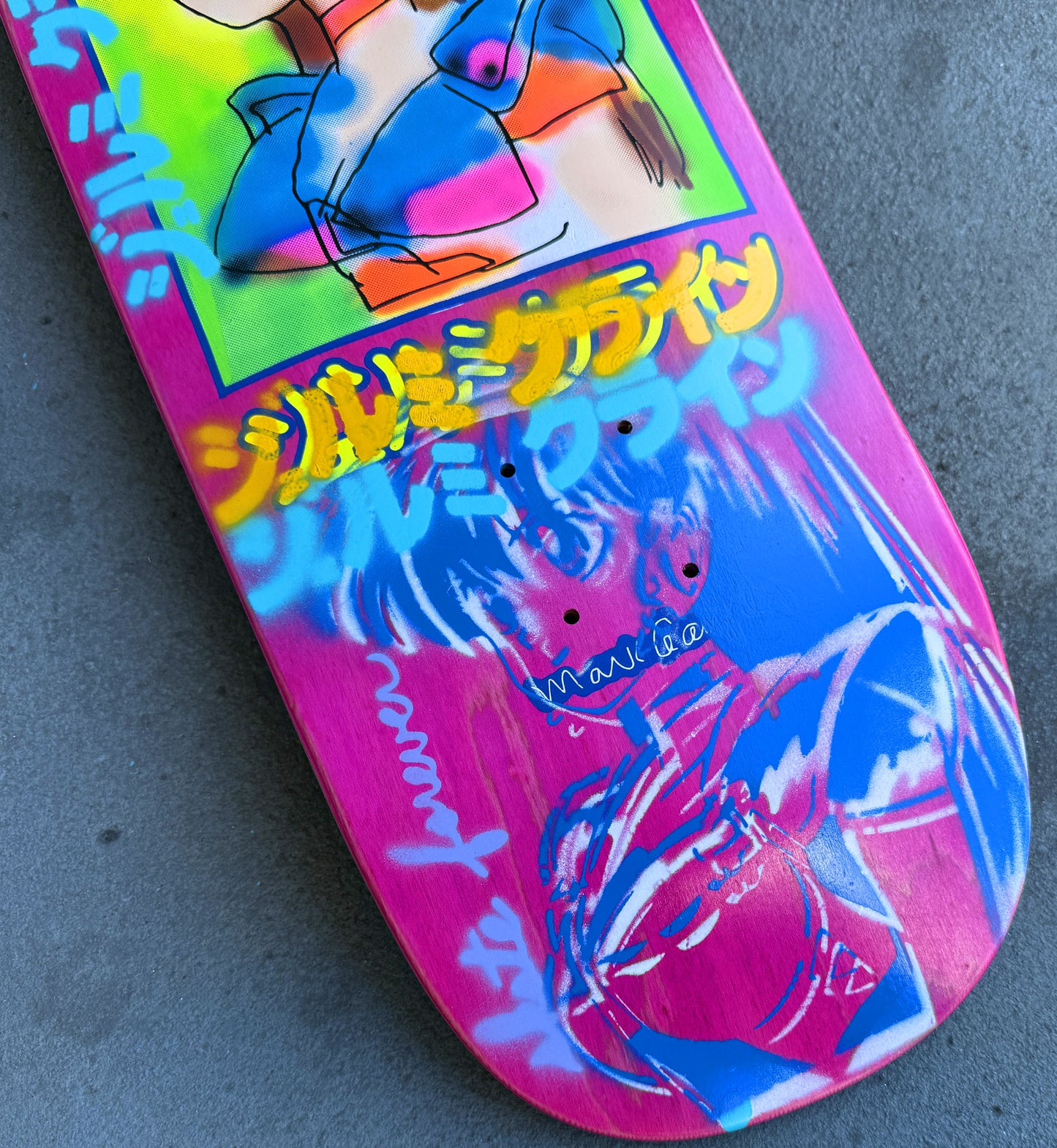 gonz dream girl PINK/BLUE 9.5 X 31.75 1 OF 1