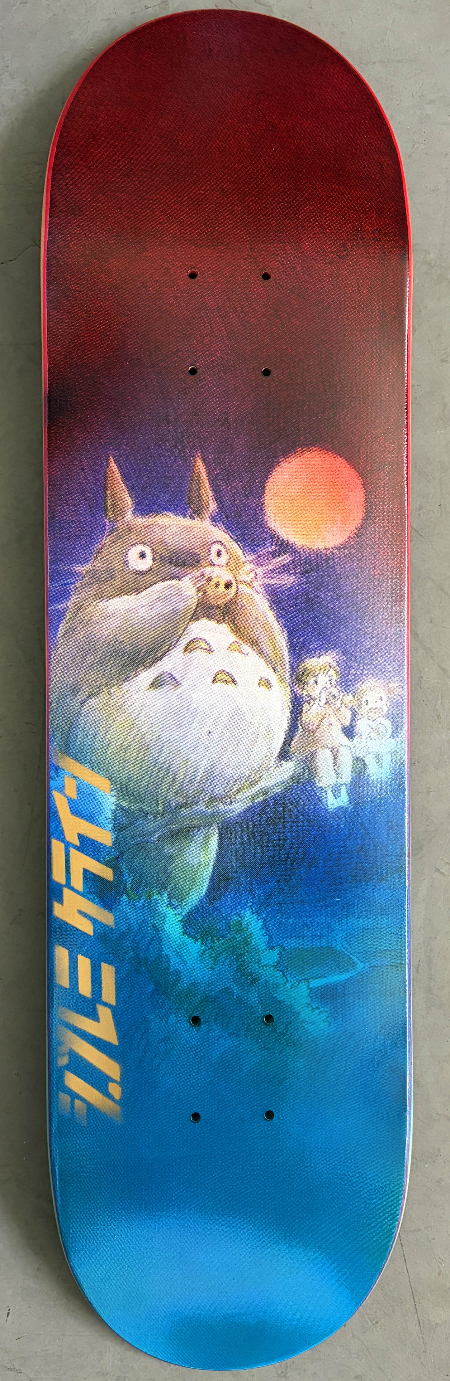 totoro special edition vol. 2 ANODIZED BLUE/RED - 8.25 X 32.25 MIXED PROCESS SIGNED 1 of 1