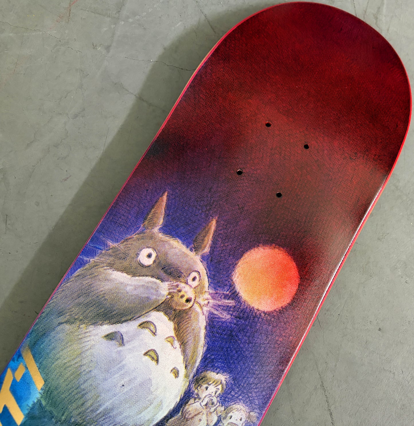 totoro special edition vol. 2 ANODIZED BLUE/RED - 8.25 X 32.25 MIXED PROCESS SIGNED 1 of 1