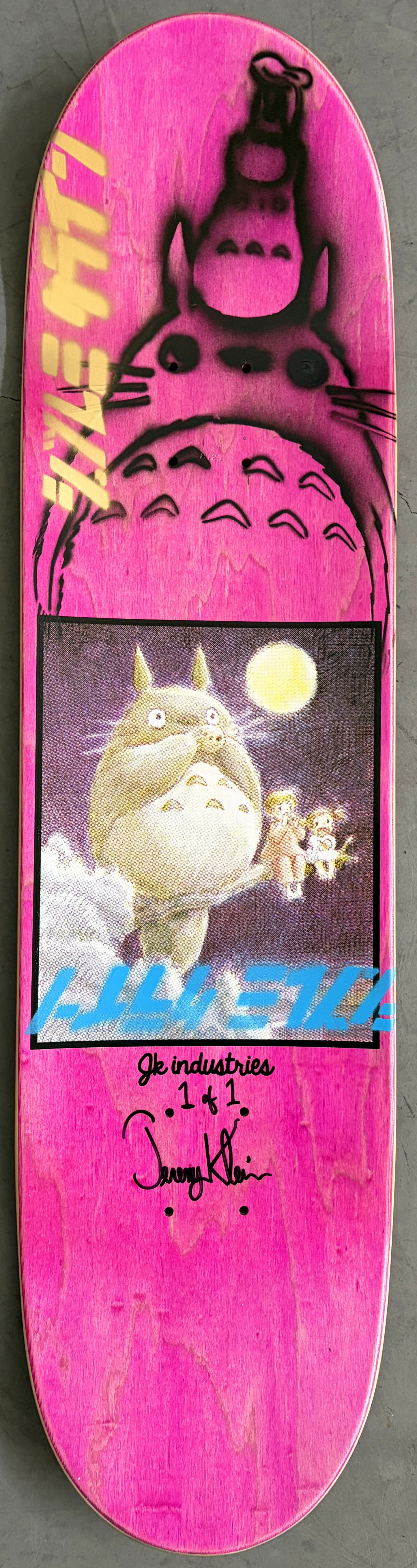 totoro special edition vol. 2 ANODIZED BLUE/RED - 8.25 X 32.25 MIXED PROCESS SIGNED 1 of 1