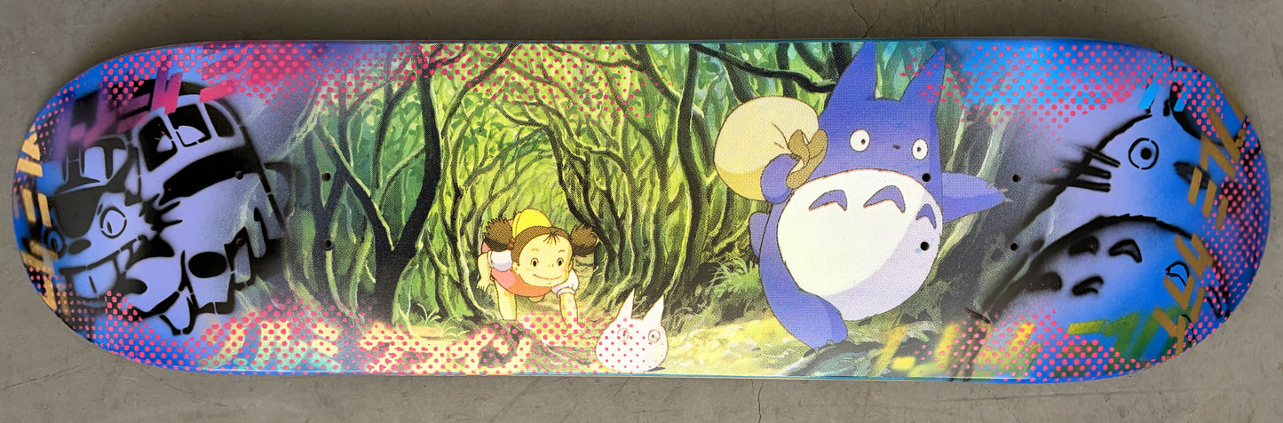 totoro special edition vol. 2 LYLAC COLLAGE- 8.25 X 32.25 MIXED PROCESS SIGNED 1 of 1