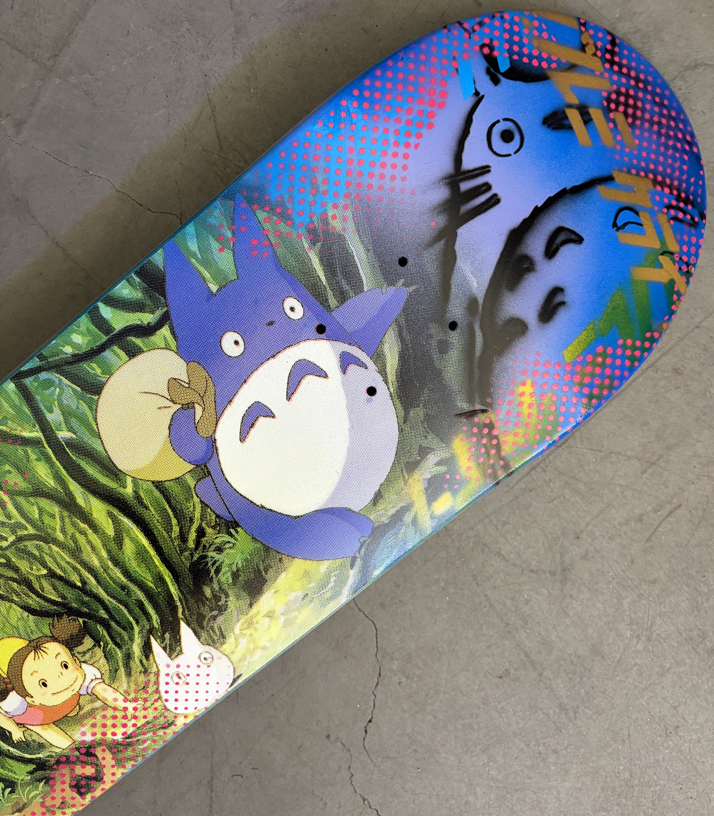 totoro special edition vol. 2 LYLAC COLLAGE- 8.25 X 32.25 MIXED PROCESS SIGNED 1 of 1