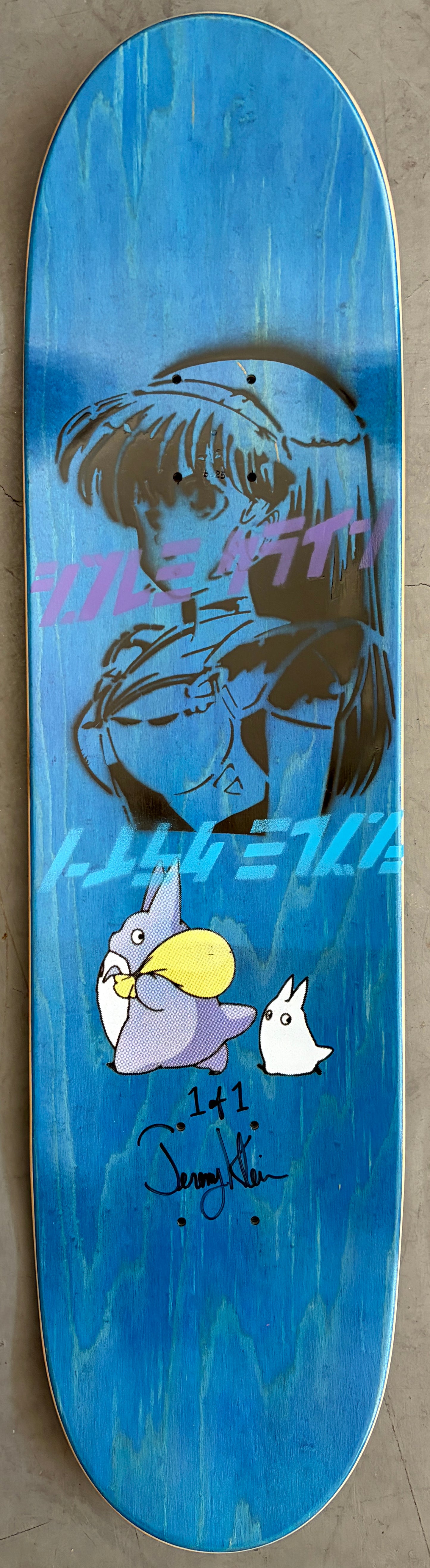 totoro special edition vol. 2 LYLAC COLLAGE- 8.25 X 32.25 MIXED PROCESS SIGNED 1 of 1