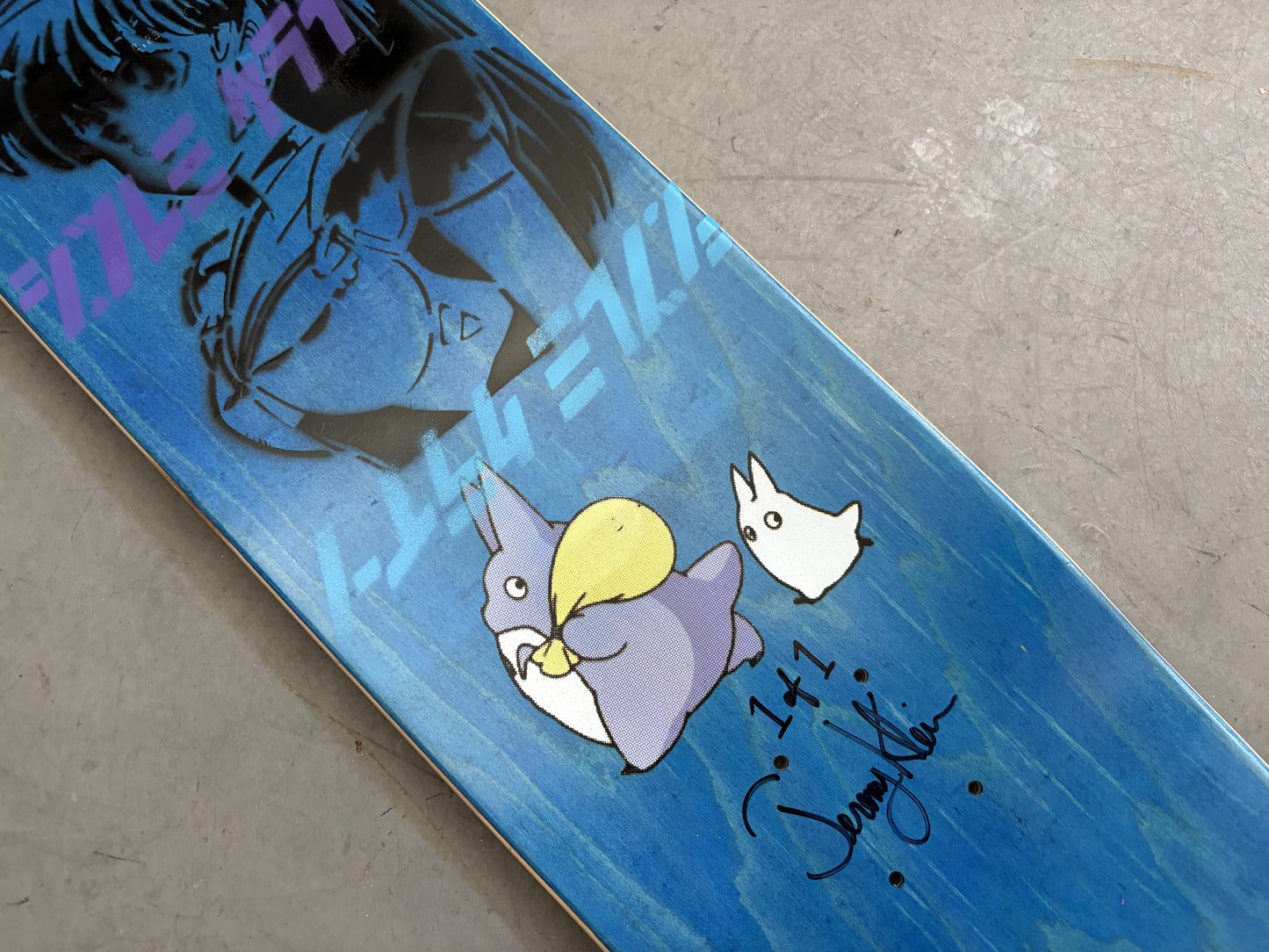 totoro special edition vol. 2 LYLAC COLLAGE- 8.25 X 32.25 MIXED PROCESS SIGNED 1 of 1