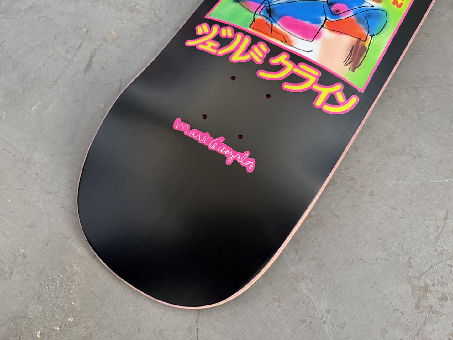 gonz dream girl hand screened MATTE BLACK 9.75 X 31.25