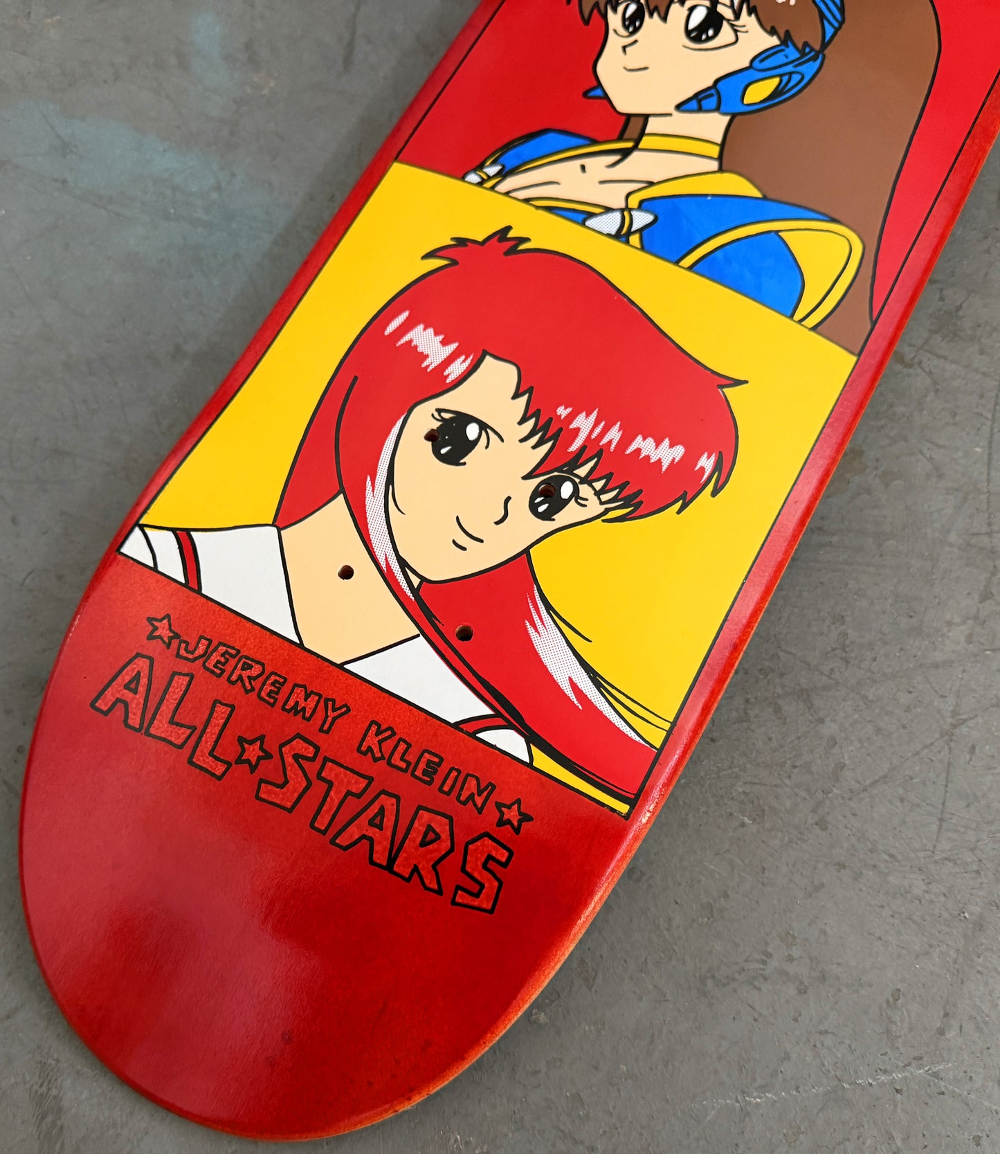 SIGNED Jeremy klein ALL STARS RED/ORANGE 7.5 classic HAND SCREENED 1 of 1