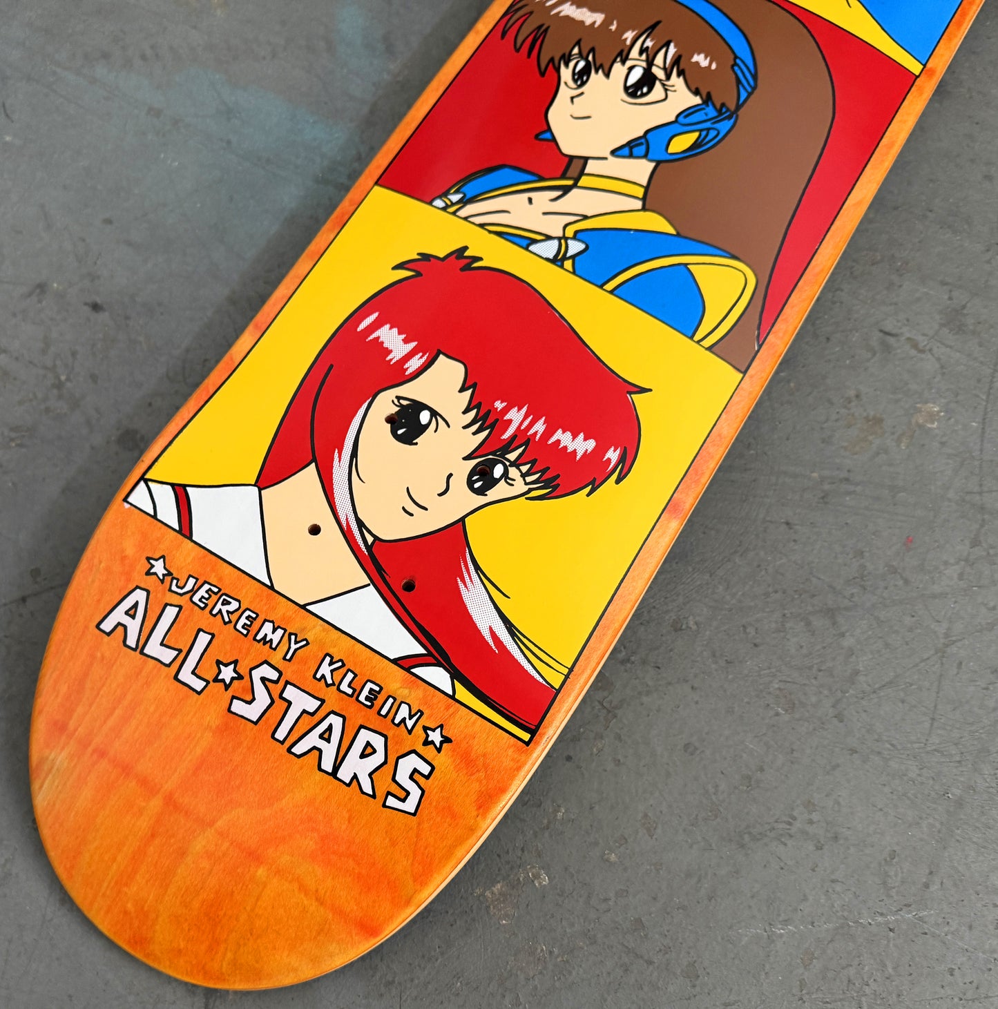 SIGNED jeremy klein ALL STARS 7.5 classic HAND SCREENED ASSORTED COLORS