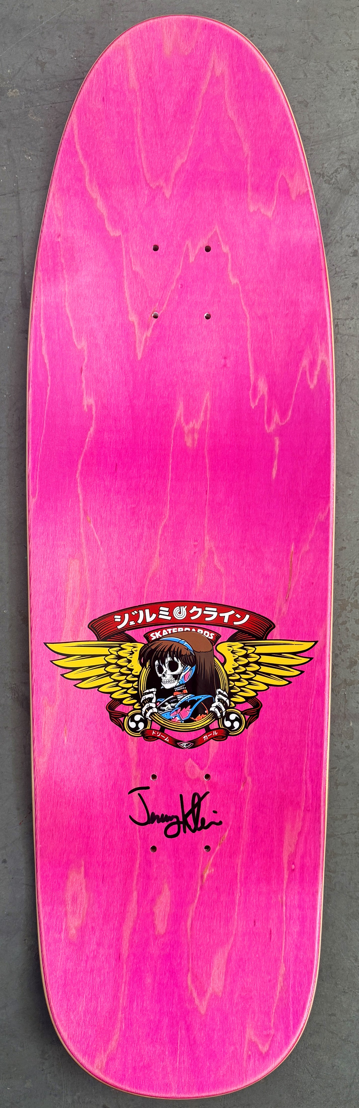 SIGNED dream hawk FLOURESCENT PINK 9.5 X 31.75