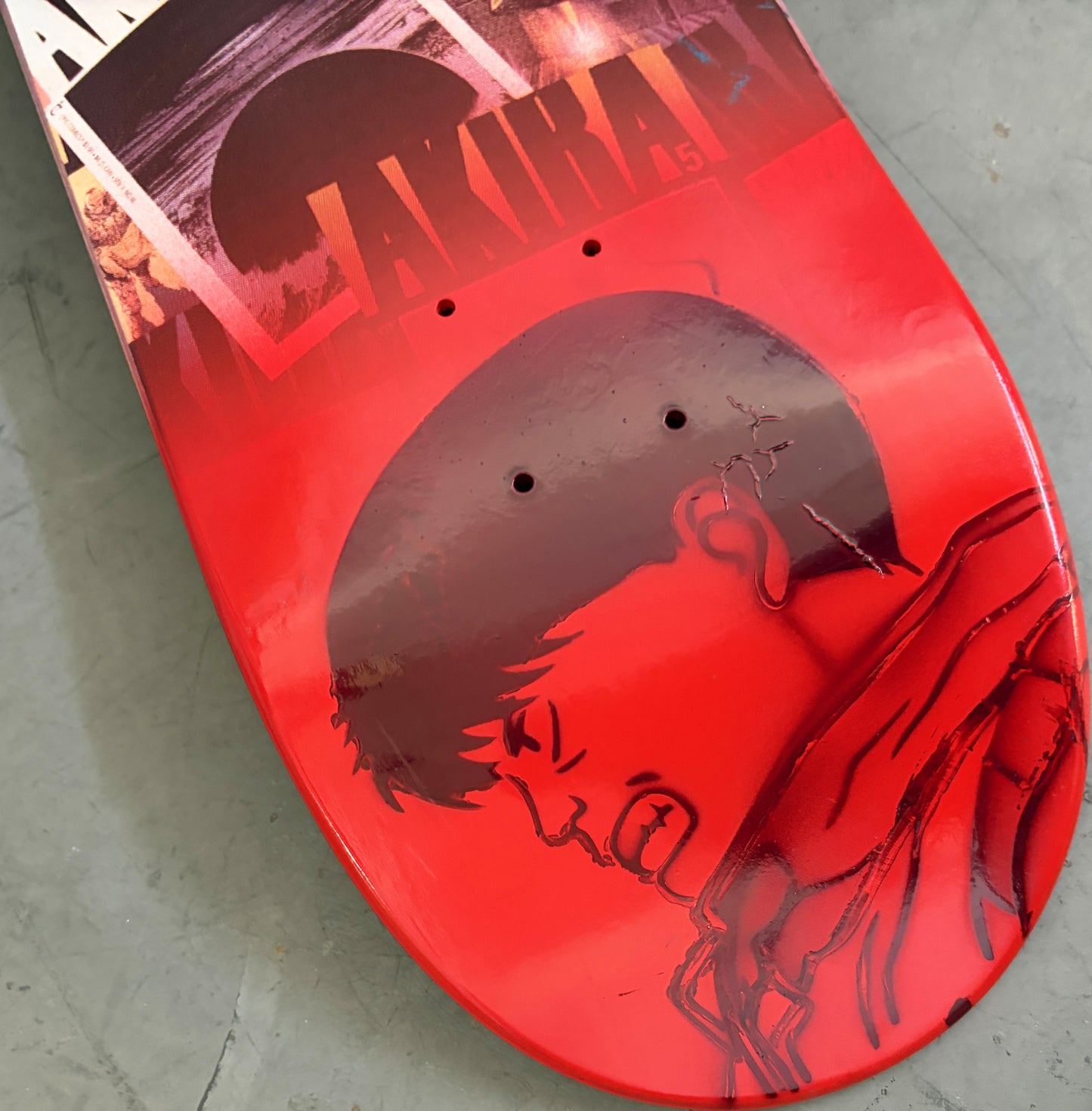 akira comics craze tetsuo/kaneda MIXED PROCESS 8.25 X 32.25 HAND SCREENED 1 OF 1