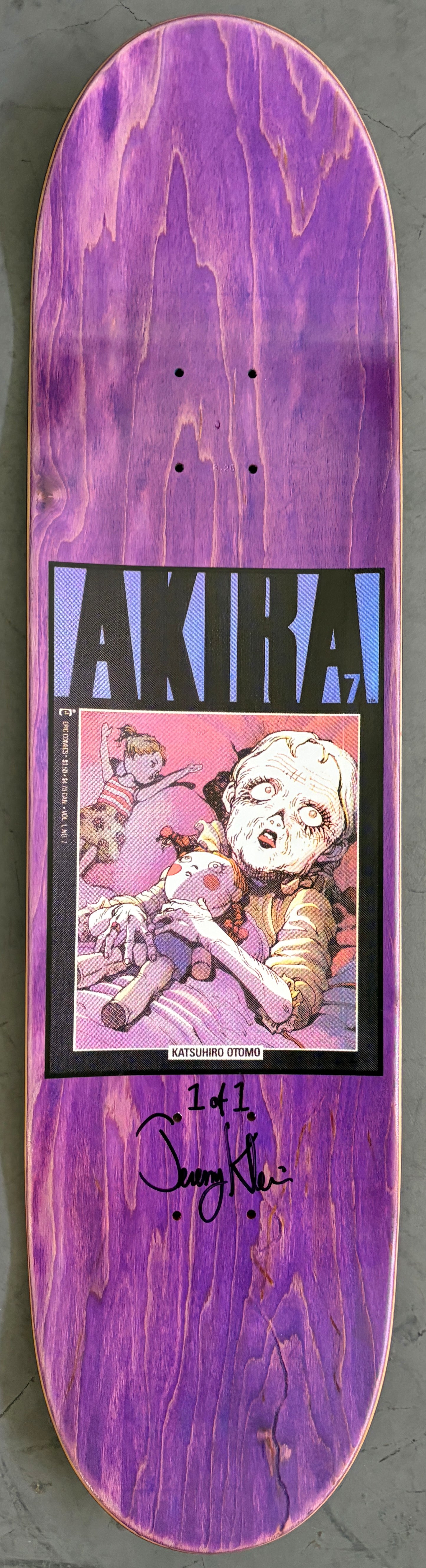 akira comics craze tetsuo/kaneda MIXED PROCESS 8.25 X 32.25 HAND SCREENED 1 OF 1