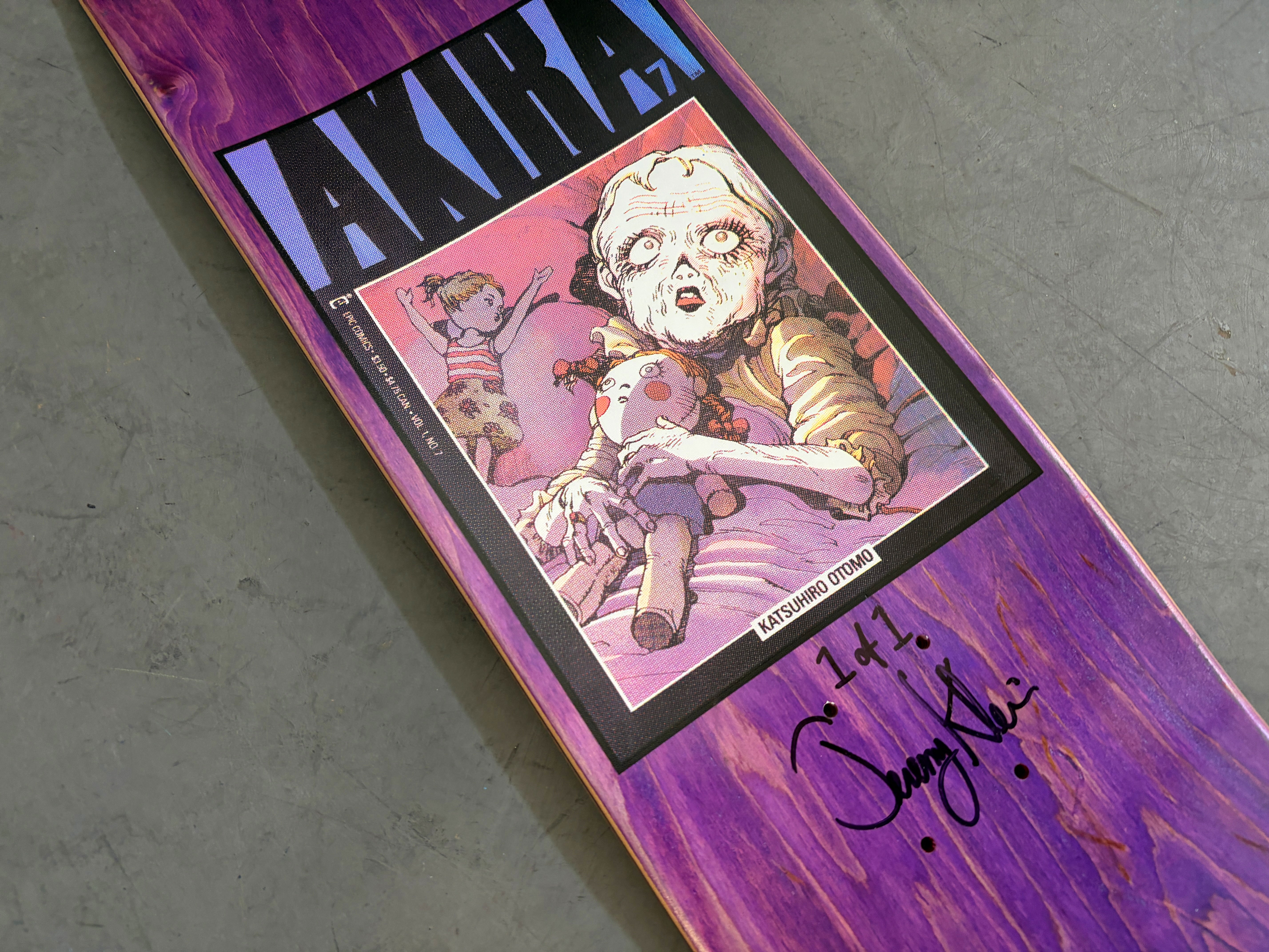 akira comics craze tetsuo/kaneda MIXED PROCESS 8.25 X 32.25 HAND