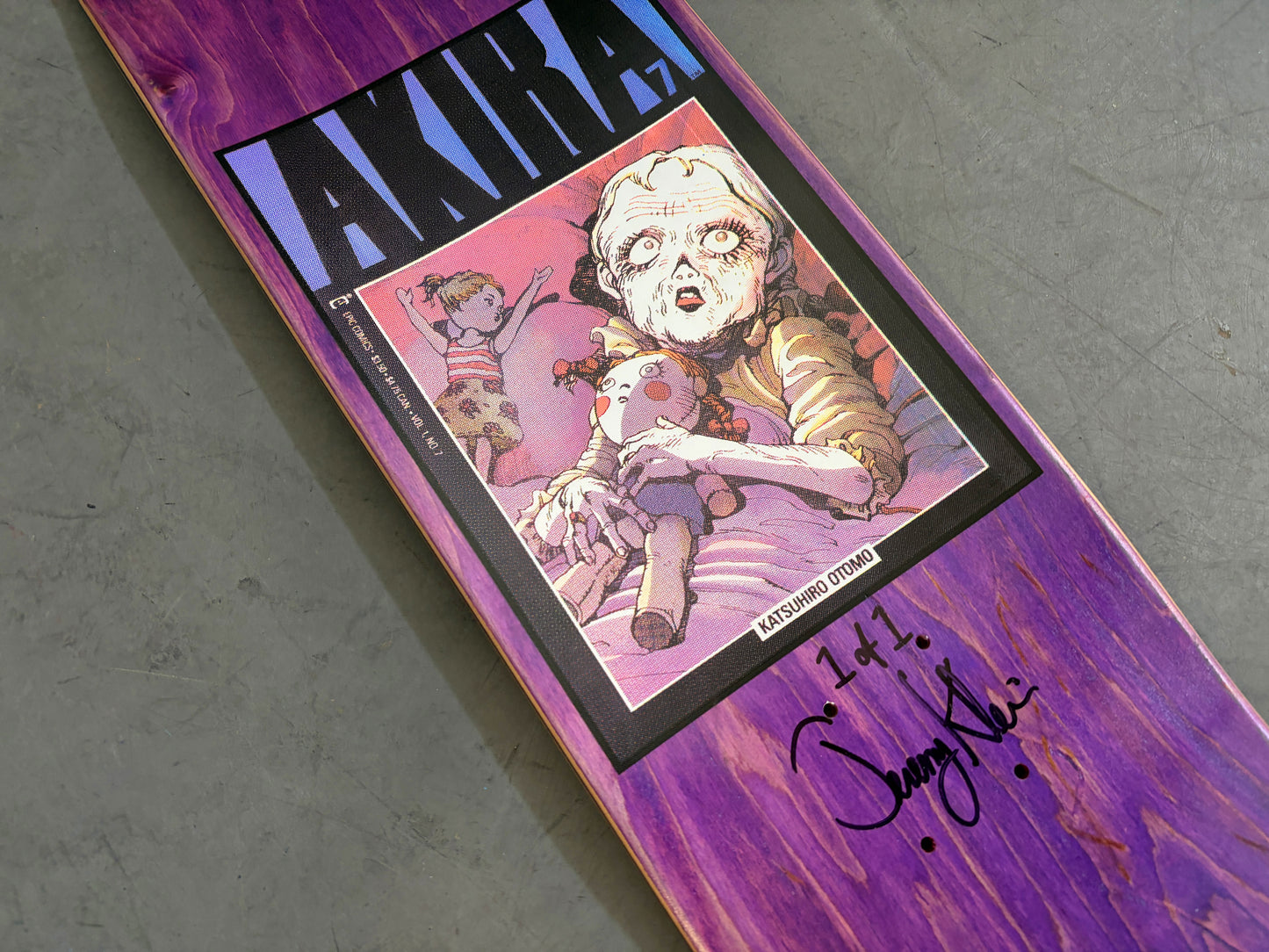 akira comics craze tetsuo/kaneda MIXED PROCESS 8.25 X 32.25 HAND SCREENED 1 OF 1