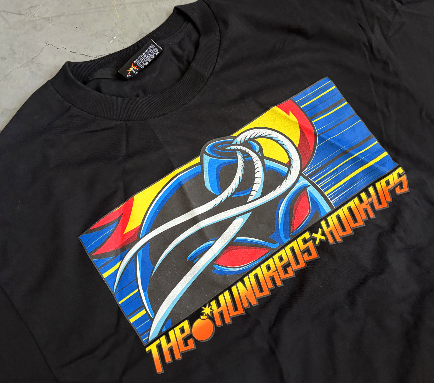 HOOK-UPS X HUNDREDS red eyes - BLACK - NEW OLD STOCK FROM 2013