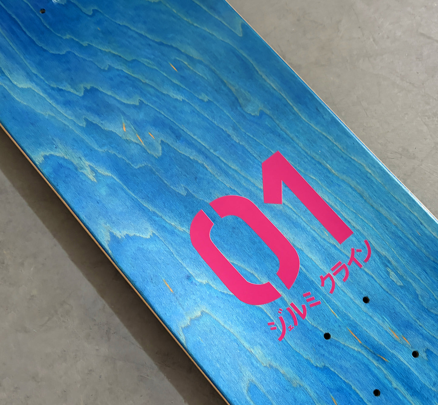 hatsune MATTE BLACK 8.5 X 32.25 HAND SCREENED