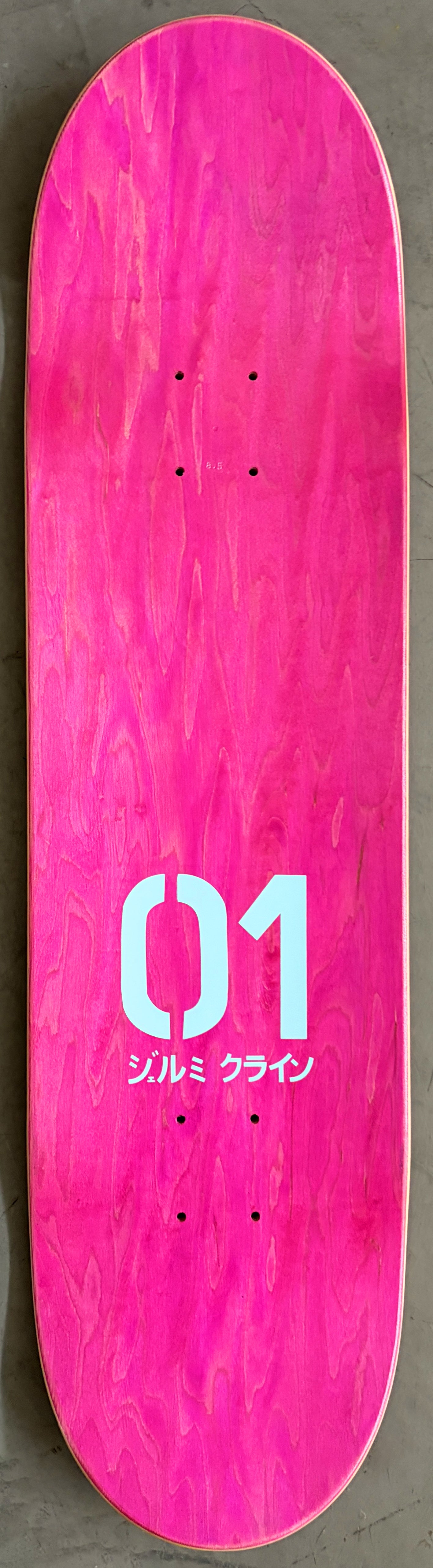 hatsune PINK STAIN 8.5 X 32.25 HAND SCREENED