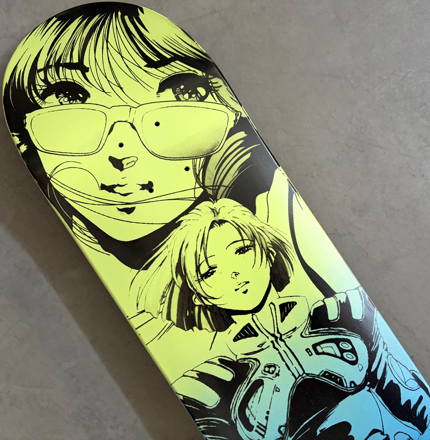 macross with logo 8.5 X 32.25 BLUE/GREEN MIXED PROCESS SIGNED 1 of 1