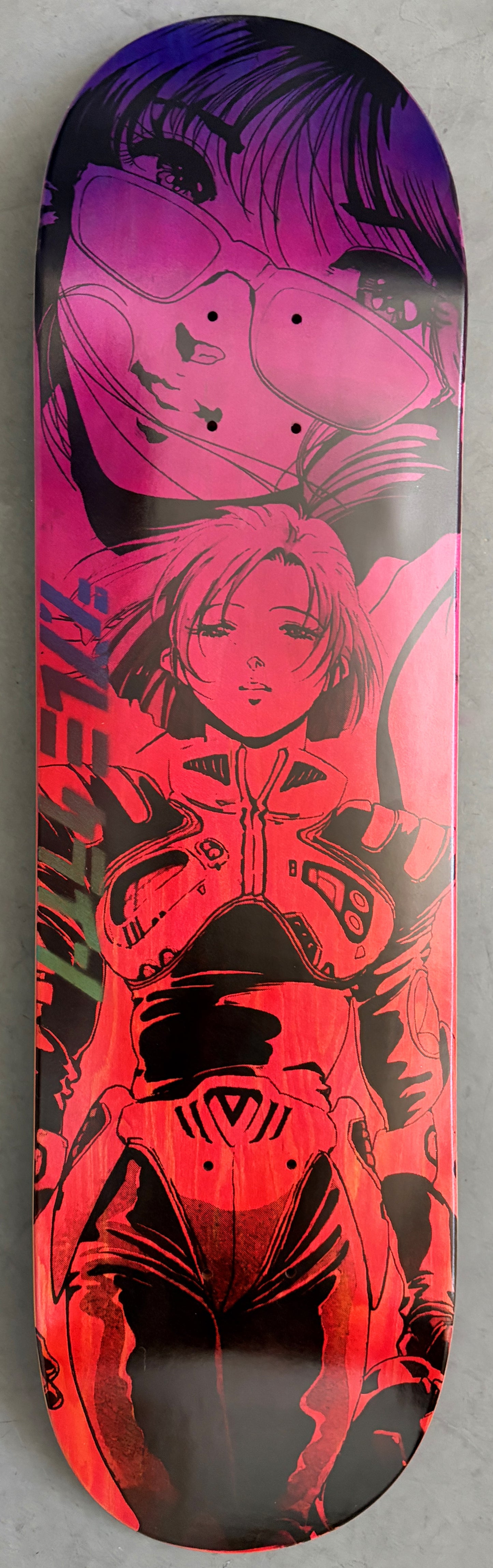 macross  8.5 X 32.25 PINK STAIN/RED/PURPLE ANODIZED MIXED PROCESS SIGNED 1 of 1
