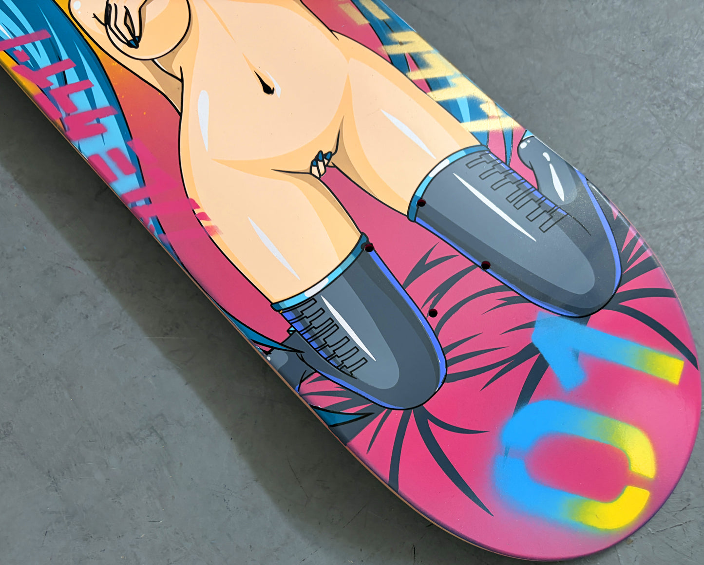 hatsune SUNSET MIXED PROCESS 8.5 X 32.25 HAND SCREENED 1 OF 1