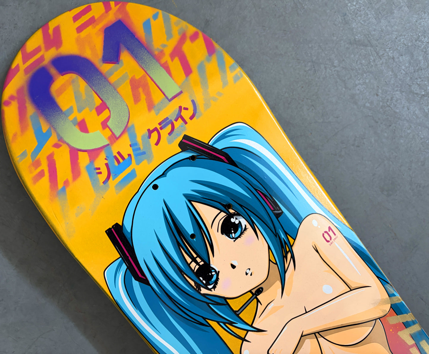 hatsune SUNSET MIXED PROCESS 8.5 X 32.25 HAND SCREENED 1 OF 1