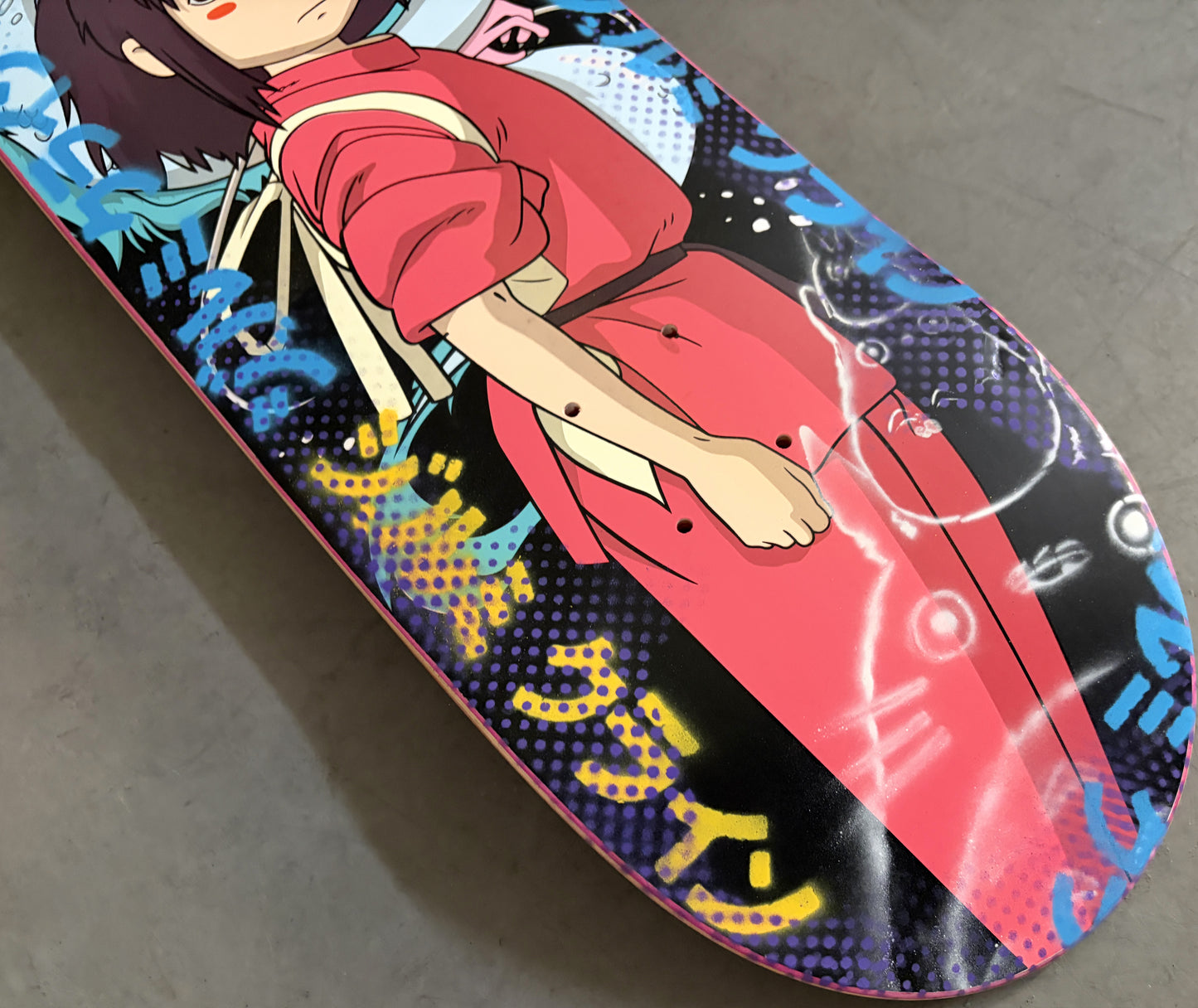 spirited away 8.5 X 32.25 COLLAGE #1 MIXED PROCESS SIGNED 1 of 1