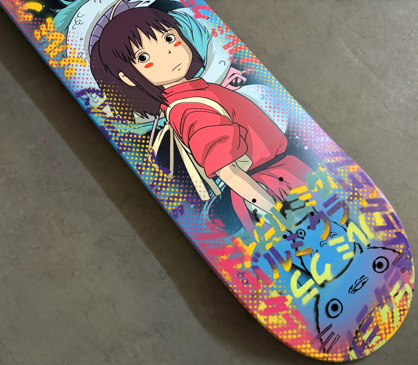 spirited away 8.5 X 32.25 COLLAGE #2 MIXED PROCESS SIGNED 1 of 1