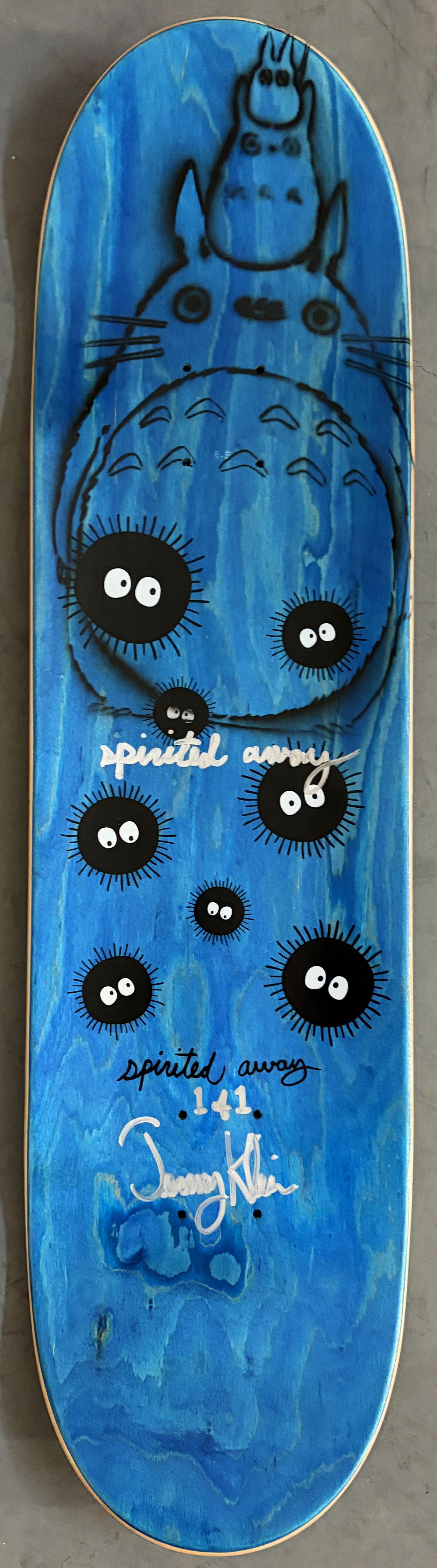 spirited away 8.5 X 32.25 MYSTICAL WHITE W/GLITTER  MIXED PROCESS SIGNED 1 of 1