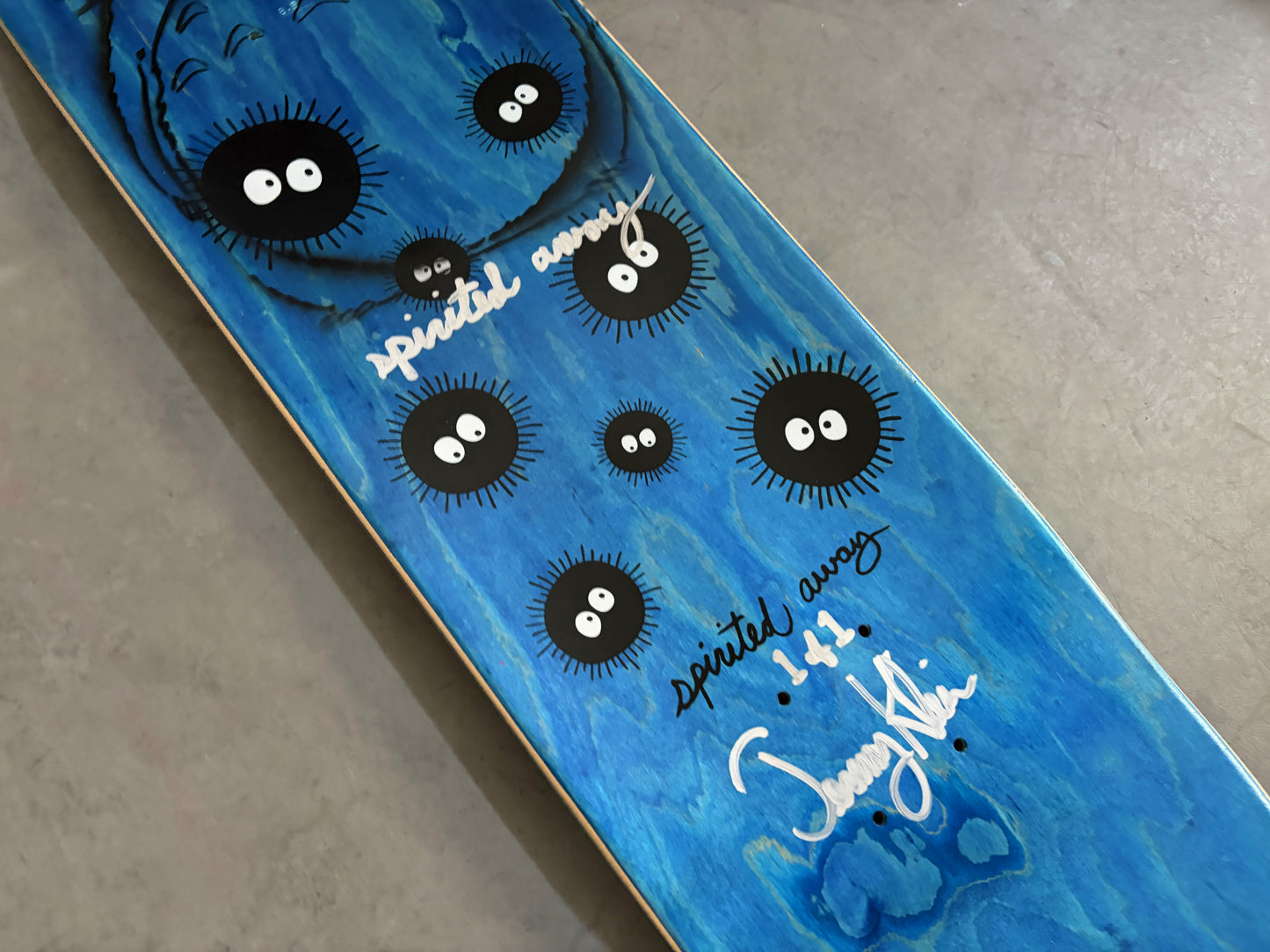 spirited away 8.5 X 32.25 MYSTICAL WHITE W/GLITTER  MIXED PROCESS SIGNED 1 of 1