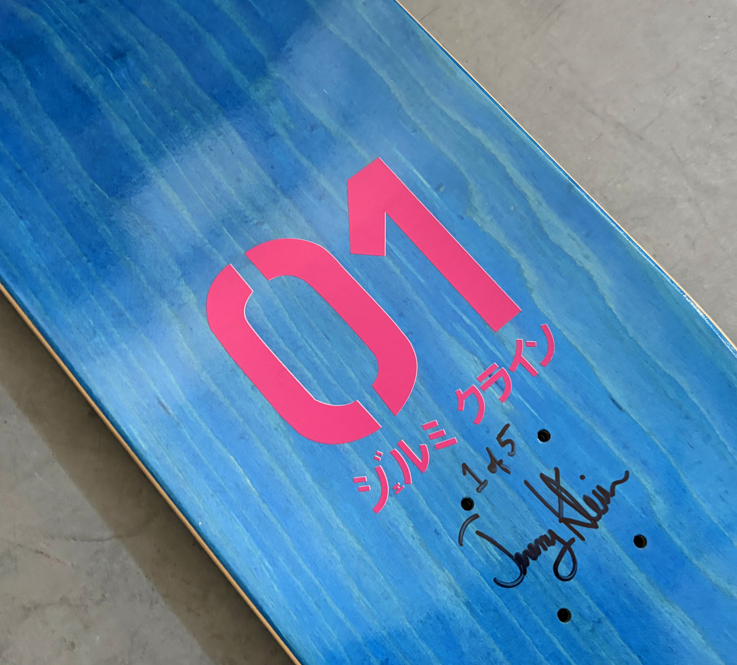 hatsune METALLIC GOLD 8.5 X 32.25 HAND SCREENED SIGNED & NUMBERED ONLY 5 MADE