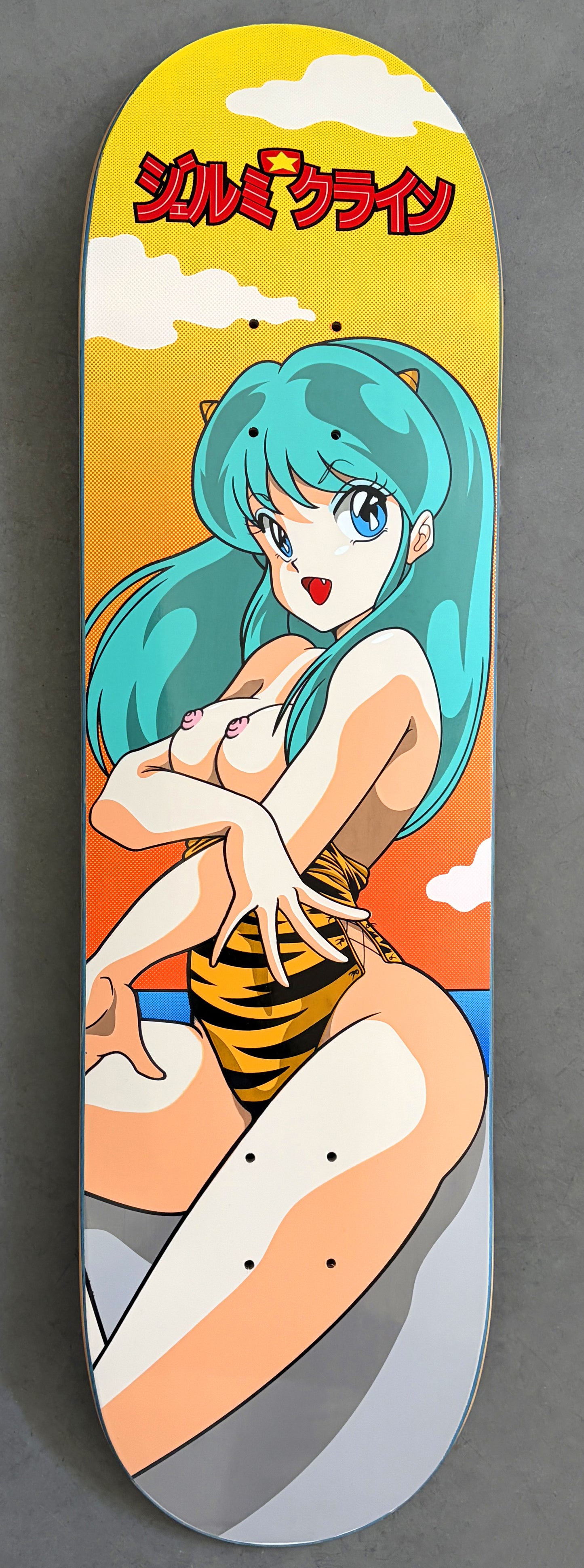 lum chan at the beach 8.5 X 32.25 HAND SCREENED