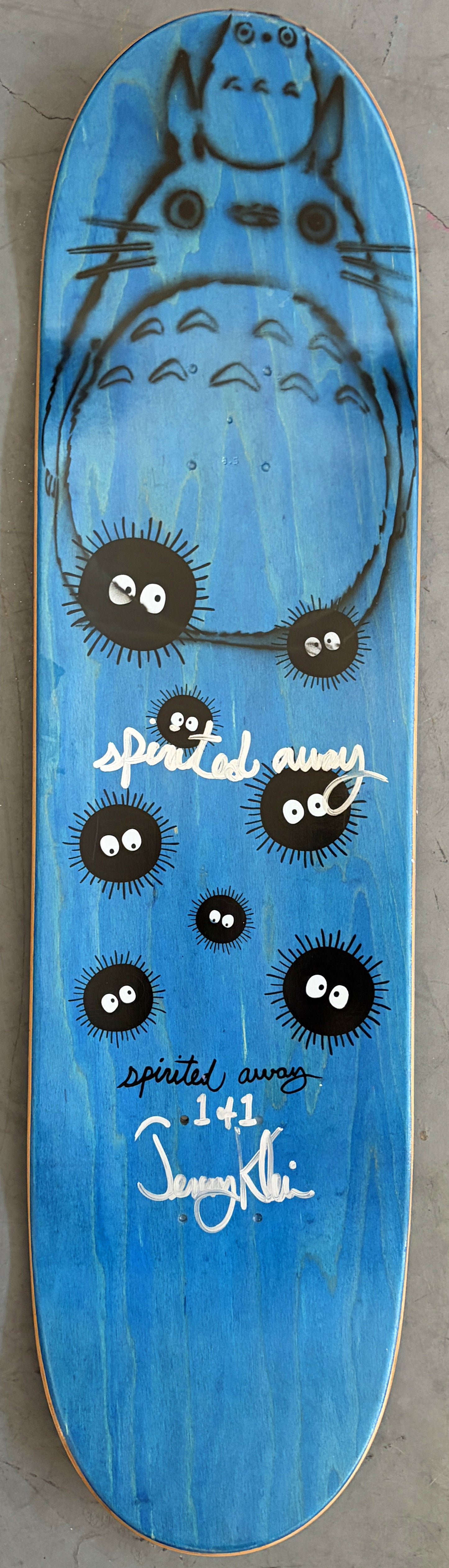 spirited away 8.5 X 32.25 COMICS COLLAGE MIXED PROCESS SIGNED 1 of 1