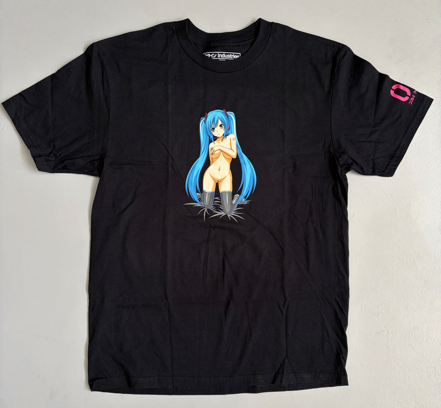 hatsune t-shirt BLACK