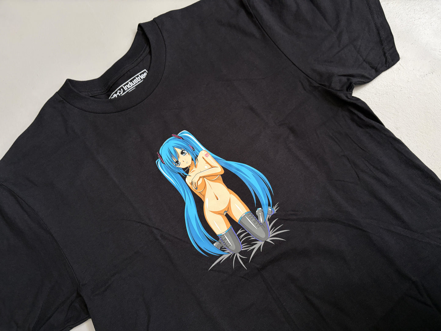 hatsune t-shirt BLACK