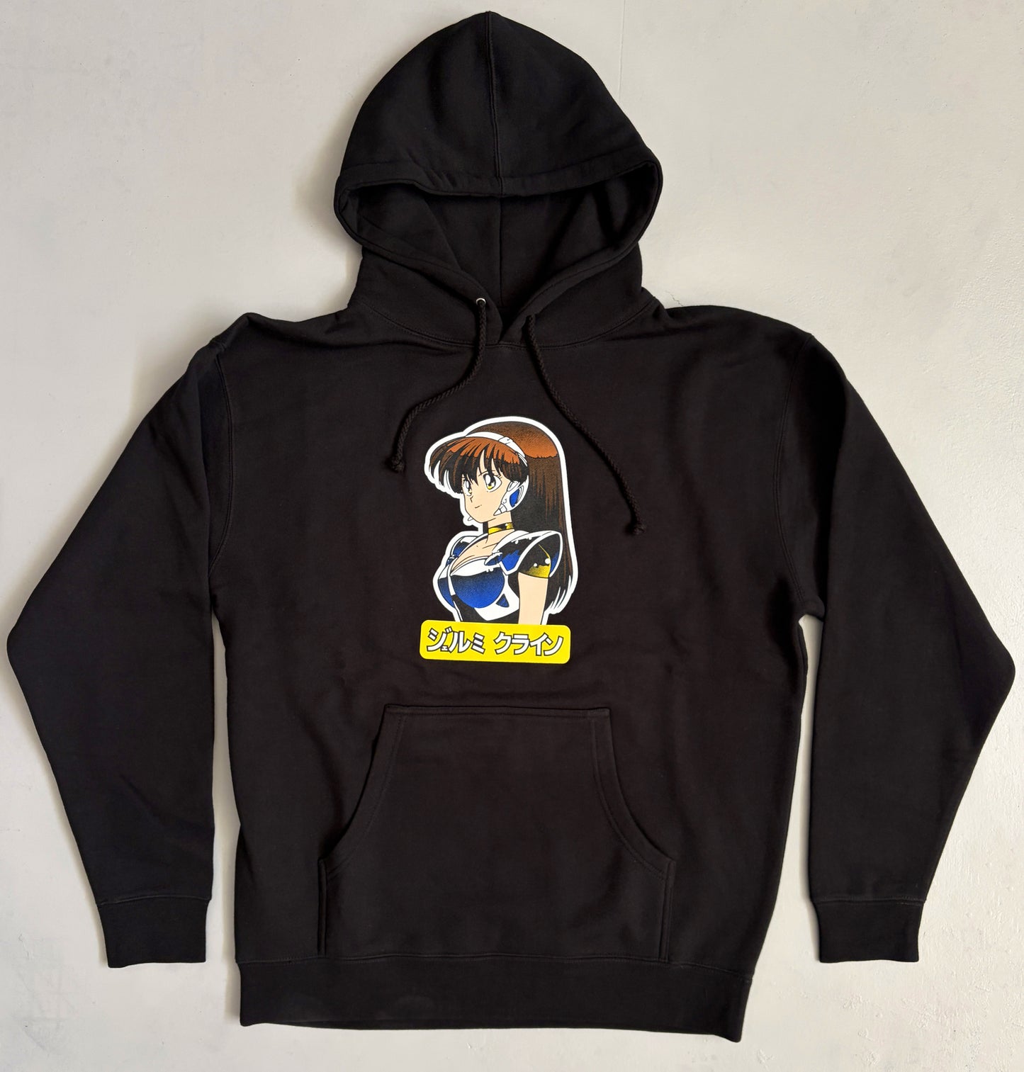 dream girl 10 OZ. HEAVYWEIGHT HOODED SWEATSHIRT - BLACK