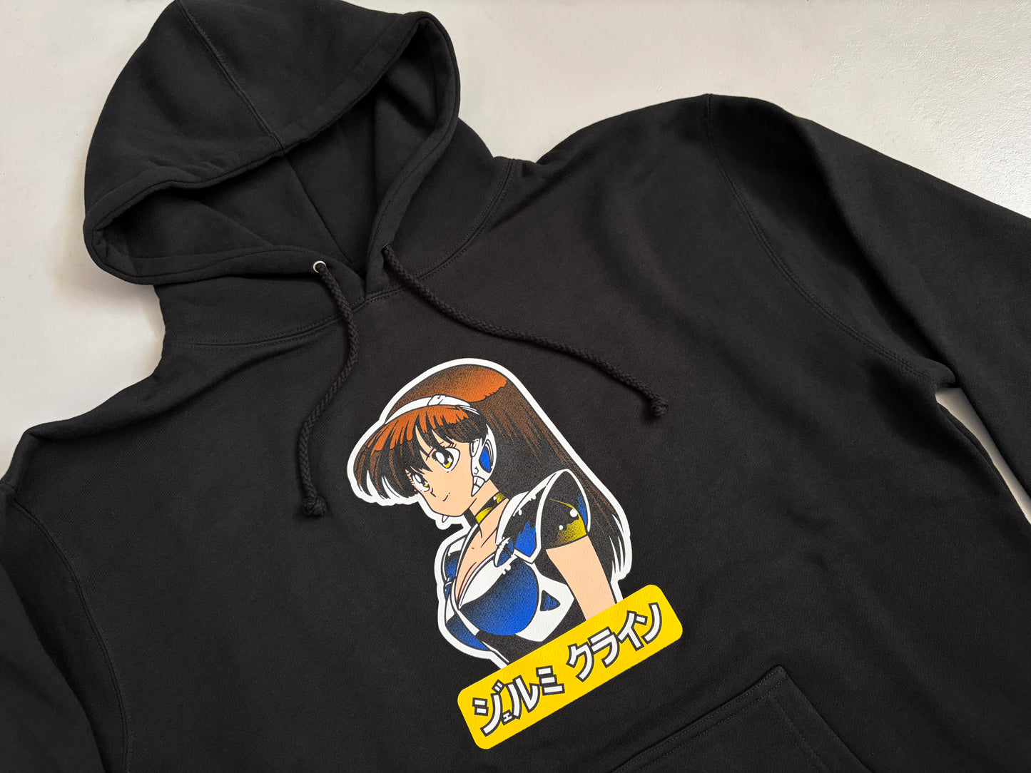 dream girl 10 OZ. HEAVYWEIGHT HOODED SWEATSHIRT - BLACK