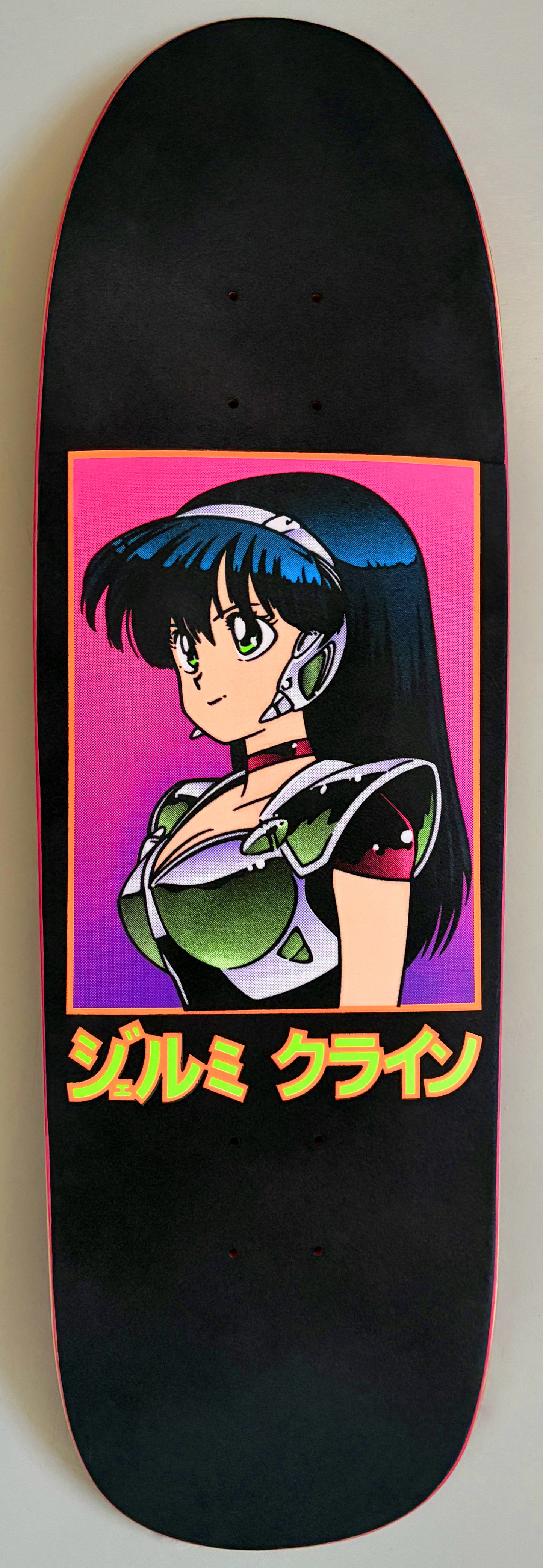 black velvet blacklight dream girl SPECIAL EDITION SIGNED 9.5 X 31.75 HAND SCREENED