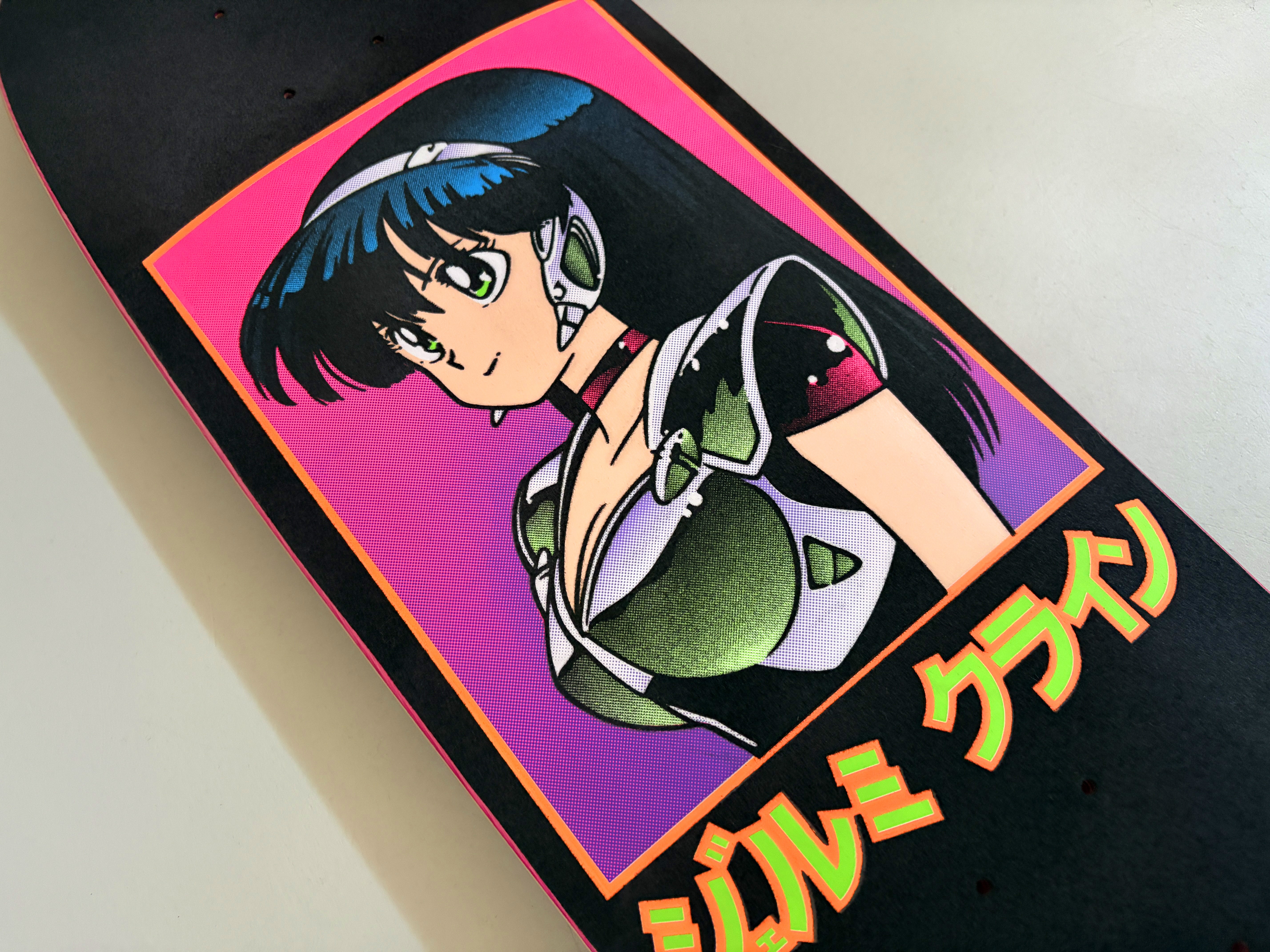 black velvet blacklight dream girl SPECIAL EDITION SIGNED 9.5 X