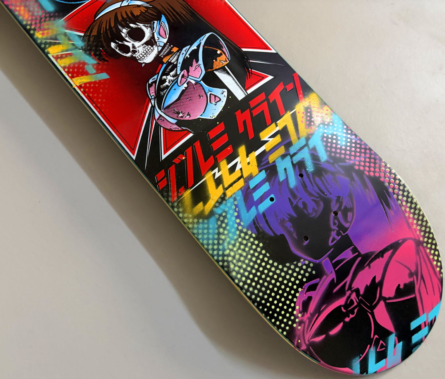 dream hawk MATTE BLACK GRADIENT 8.5 X 32.25 1 OF 1 SIGNED