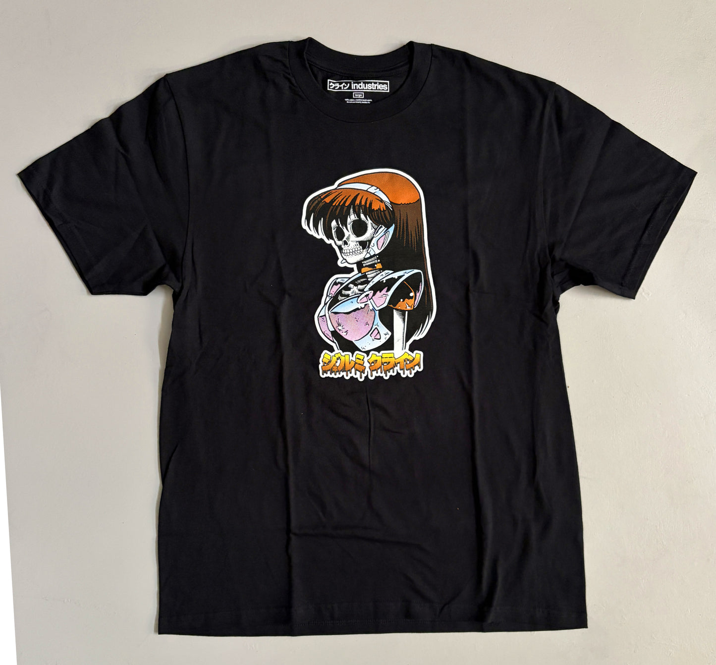 dream girl skull t-shirt BLACK