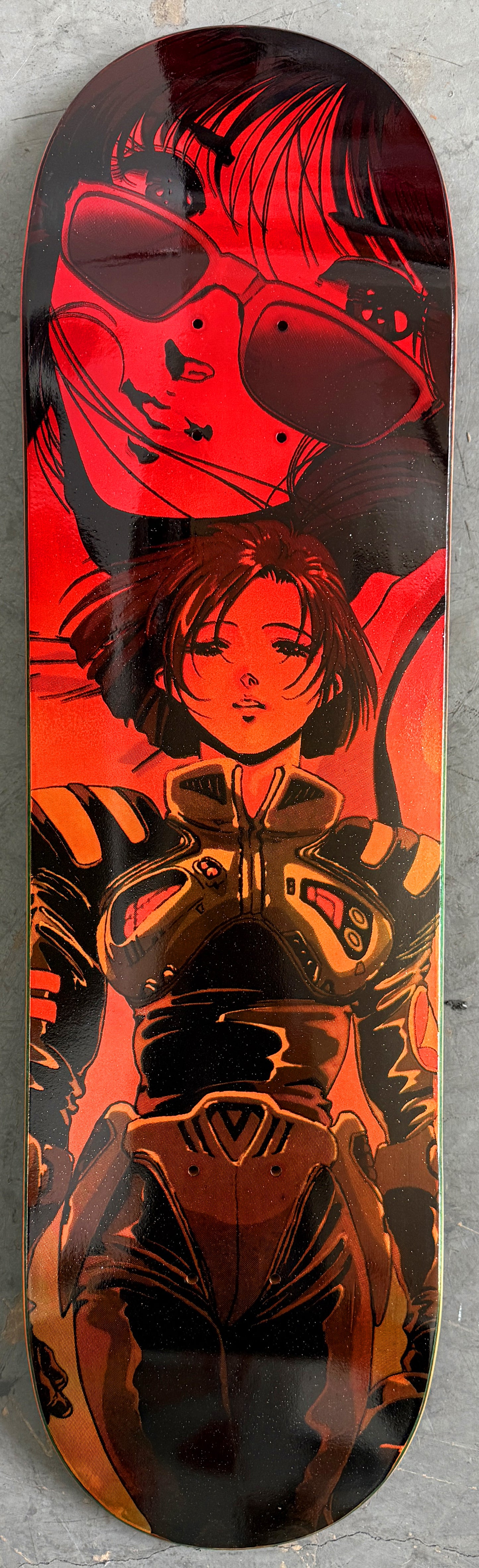 SIGNED macross 8.5 X 32.25 RED/ORANGE STARDUST- 1 of 1