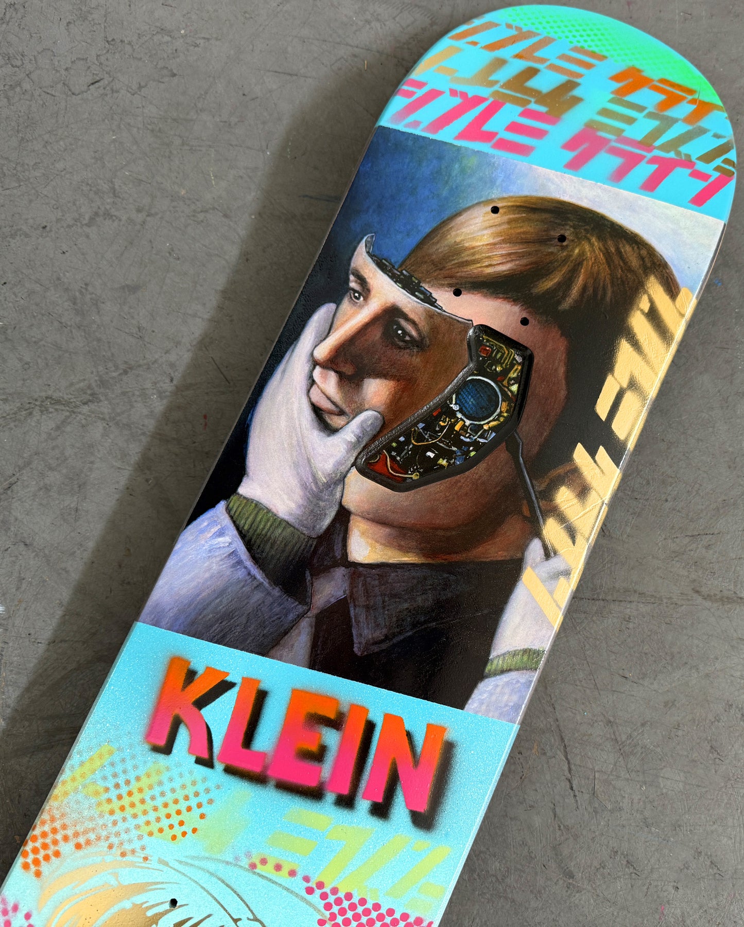 klein hammers 8.25 X 32.25 PASTEL LIGHT BLUE MIXED PROCESS 1 of 1