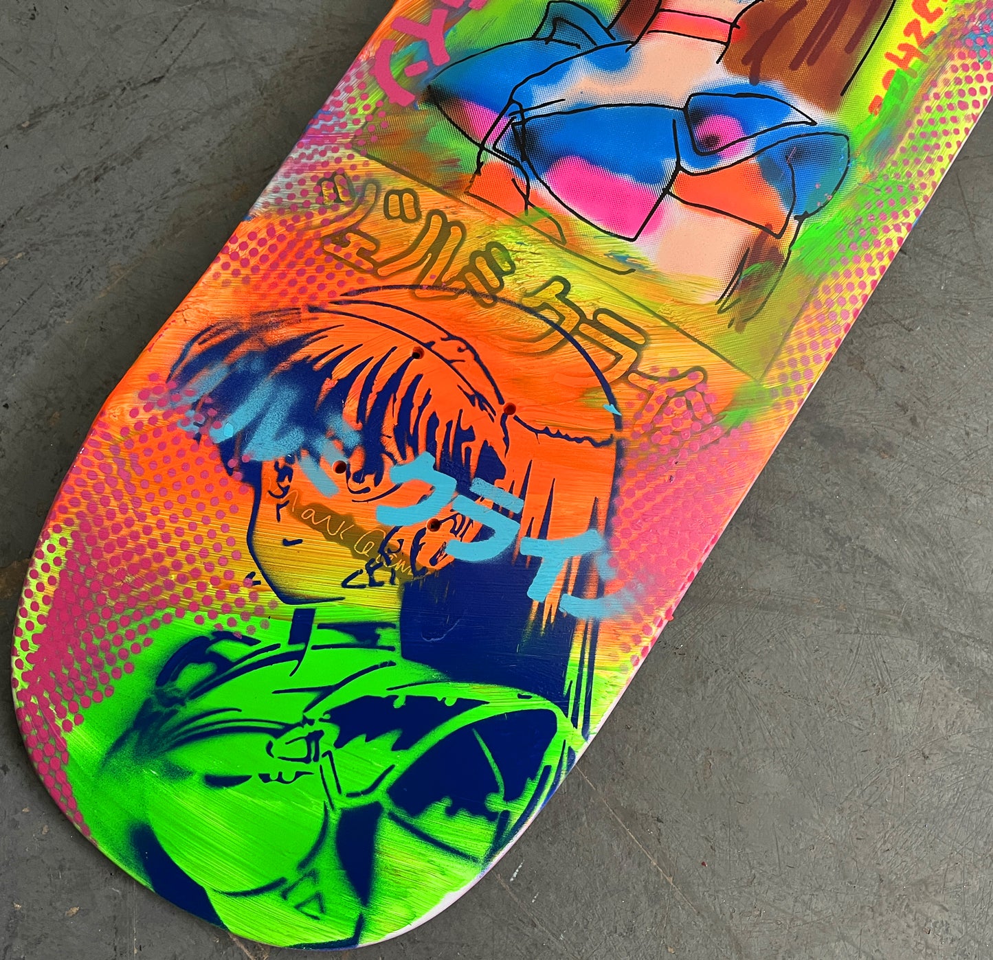 gonz dream girl FLUORESCENT COLORS 9.5 X 31.75 1 OF 1