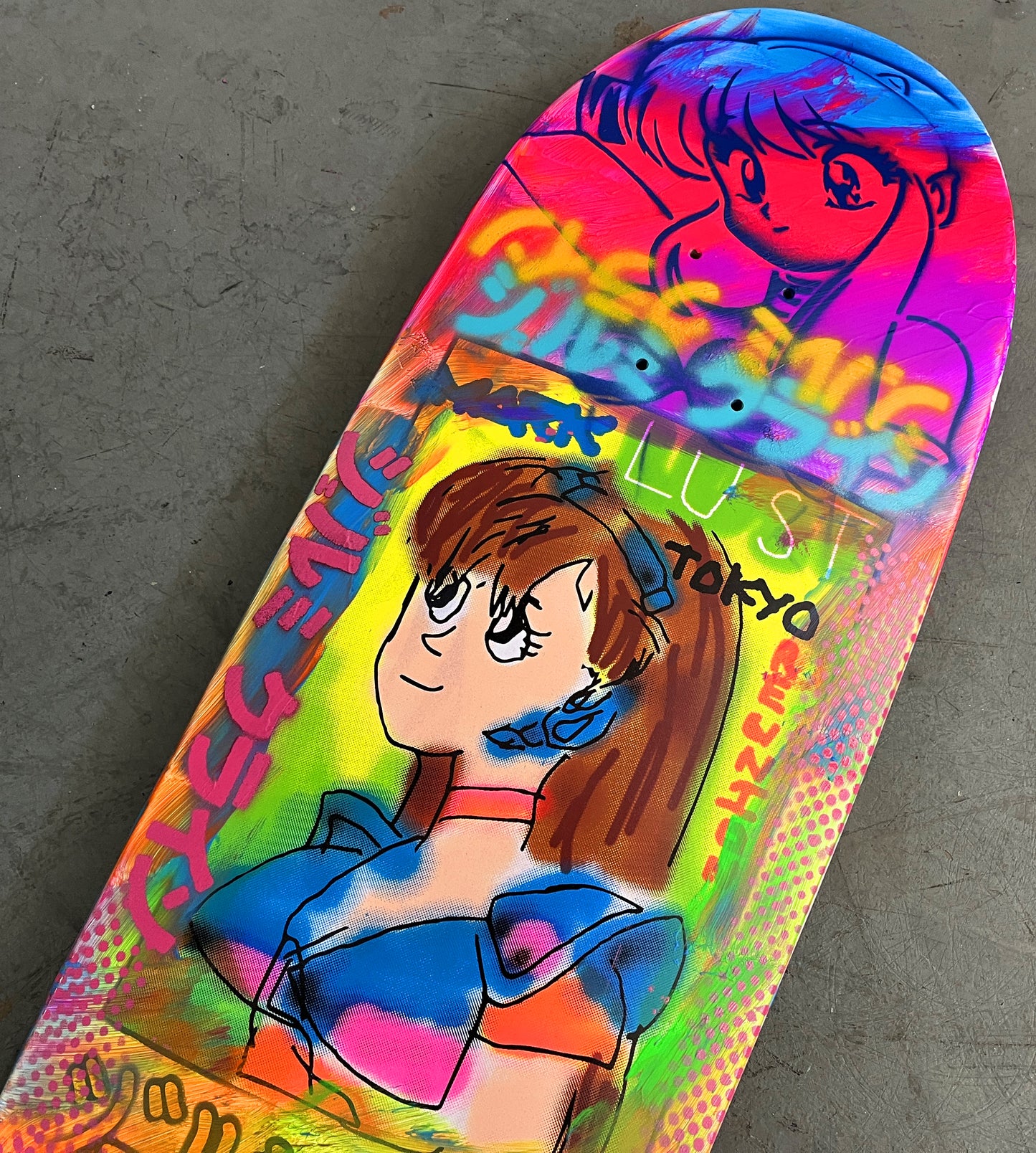 gonz dream girl FLUORESCENT COLORS 9.5 X 31.75 1 OF 1