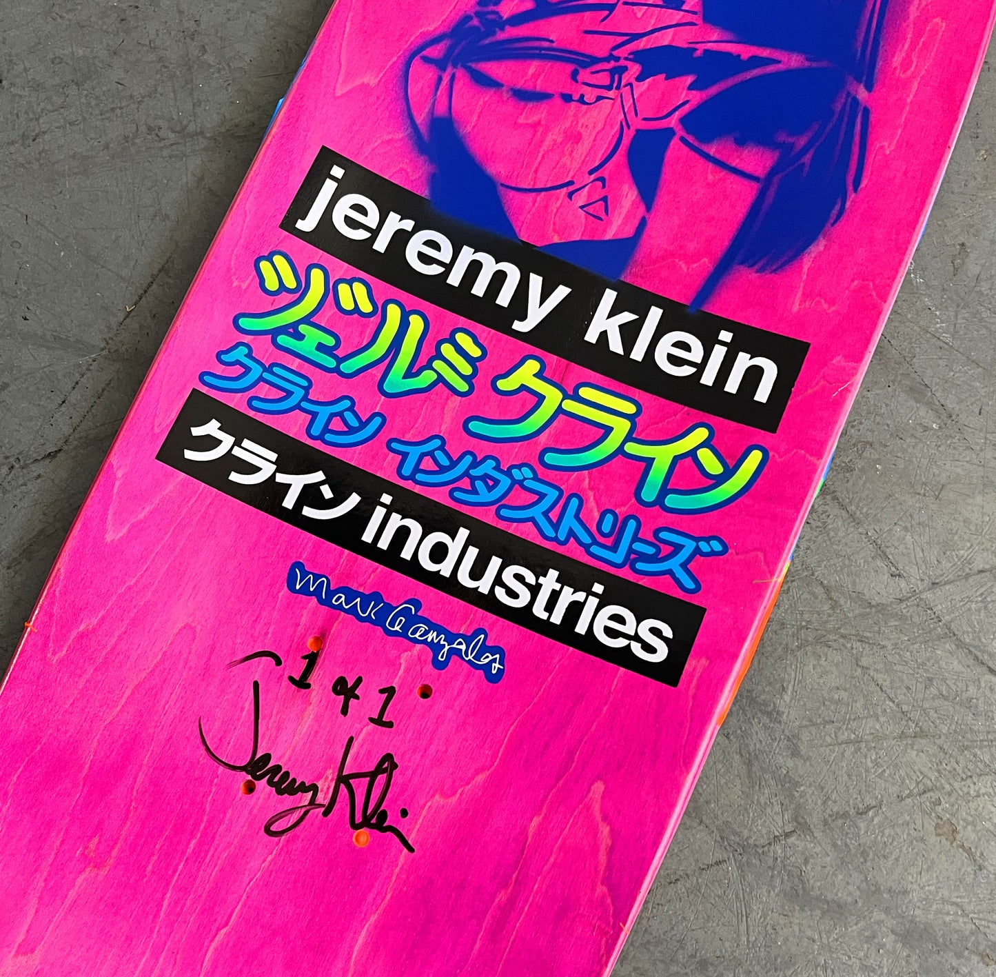 gonz dream girl FLUORESCENT COLORS 9.5 X 31.75 1 OF 1